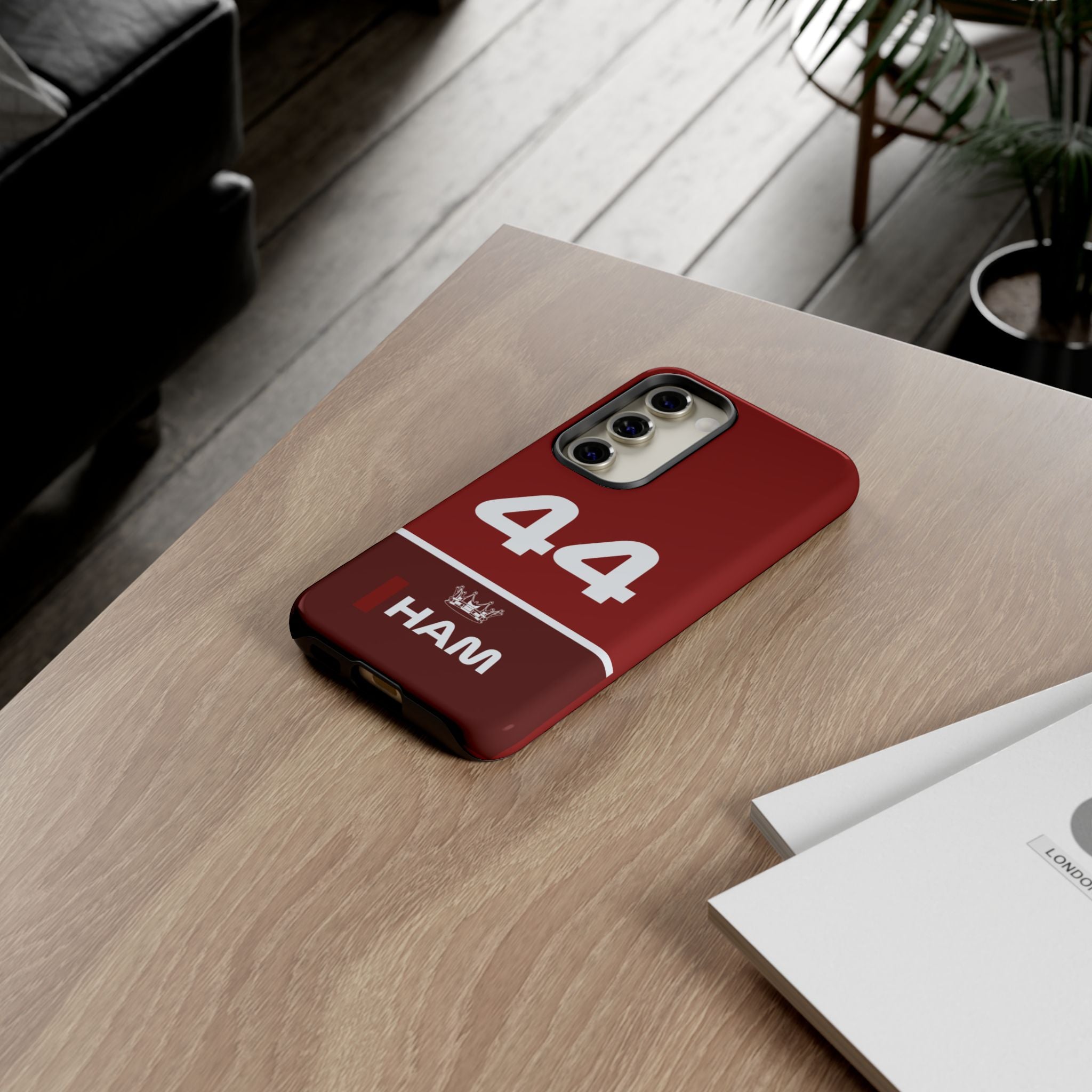 The Silver Champion Tough Phone Case | Rosso Formula Racing Armor for iPhone, Samsung & Pixel Cover