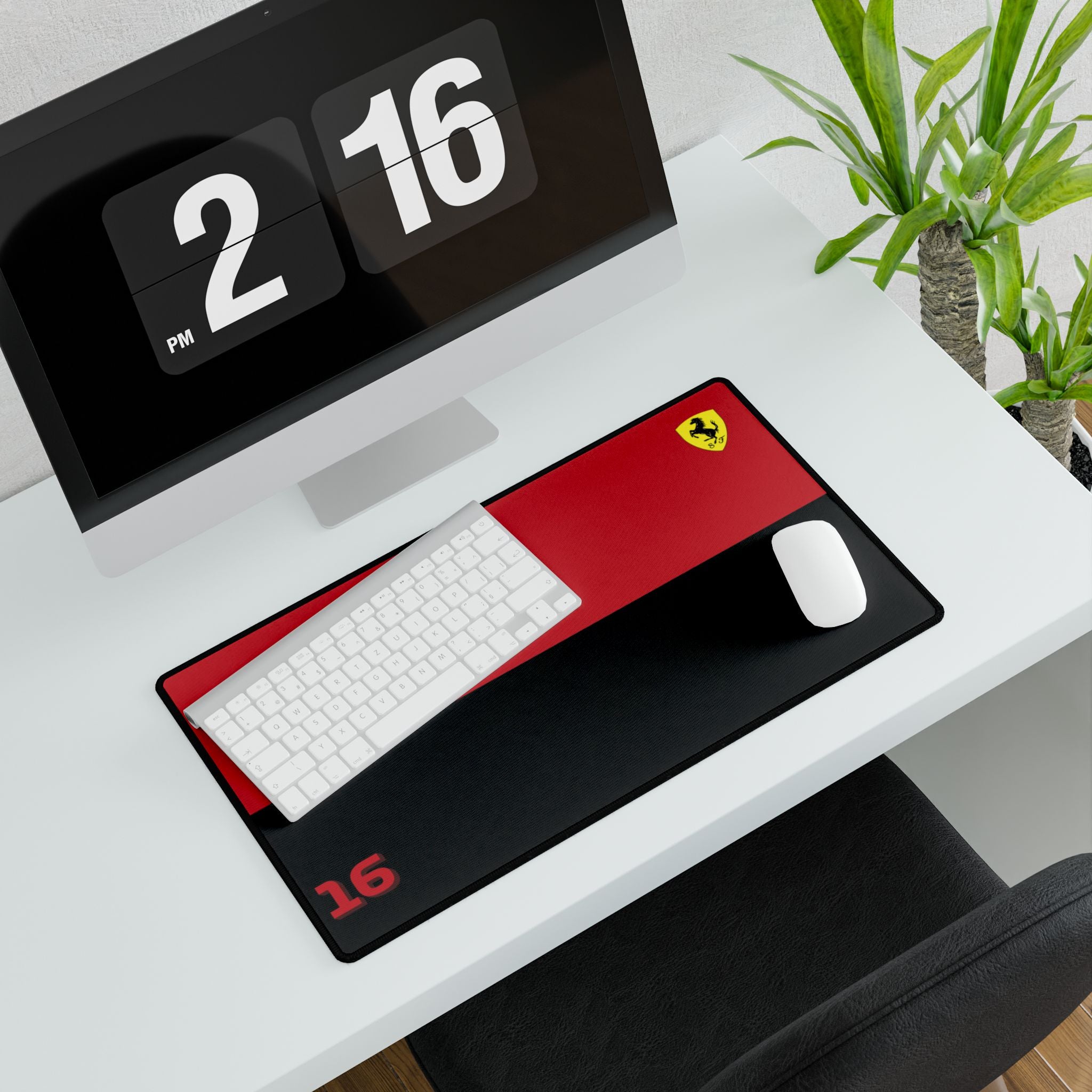 Rosso Formula Racing King of Monaco Home & Office Desk Mat