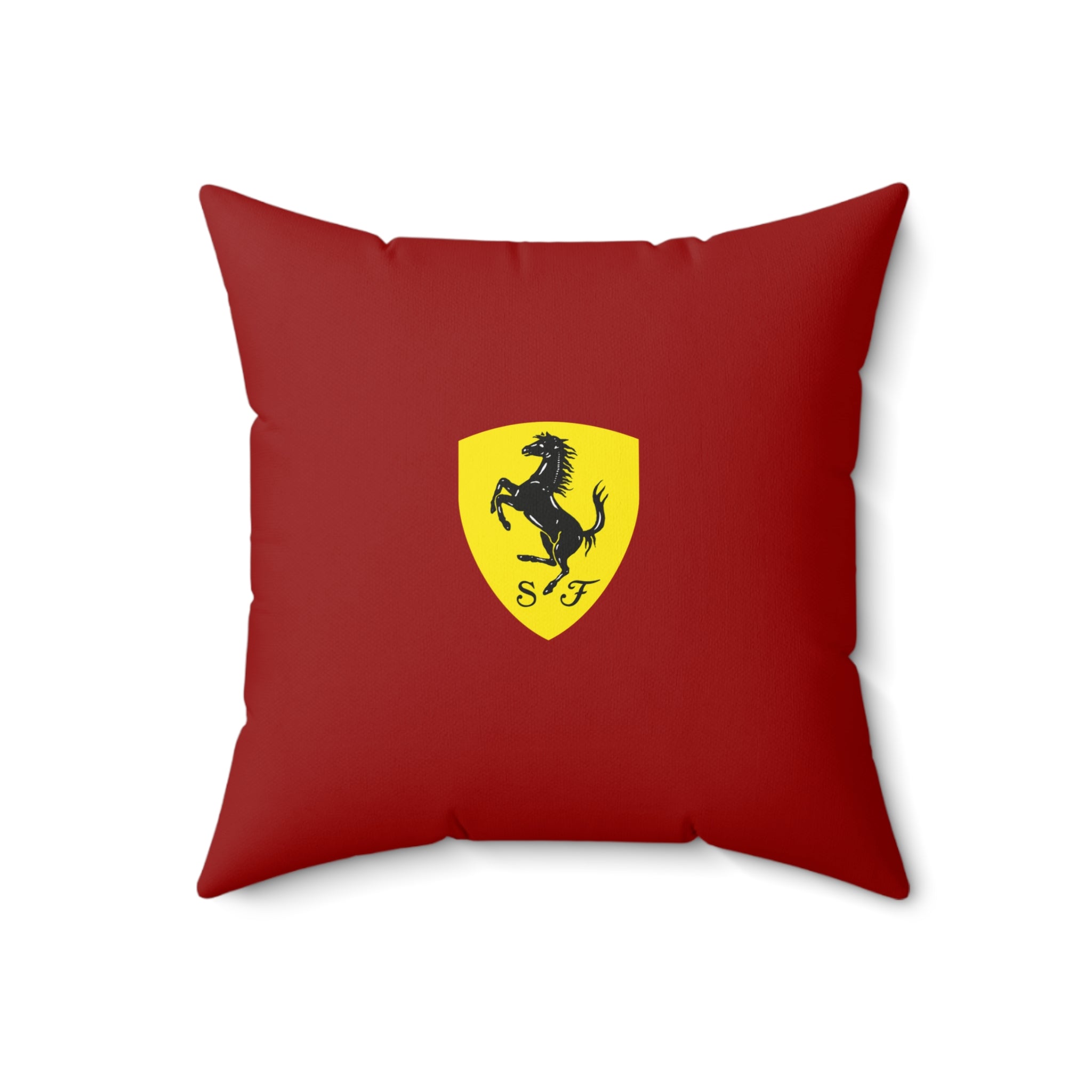 Rosso Racing Grand Prix-Inspired Pillow | Motorsport Home Decor | Spun Polyester Square Pillow