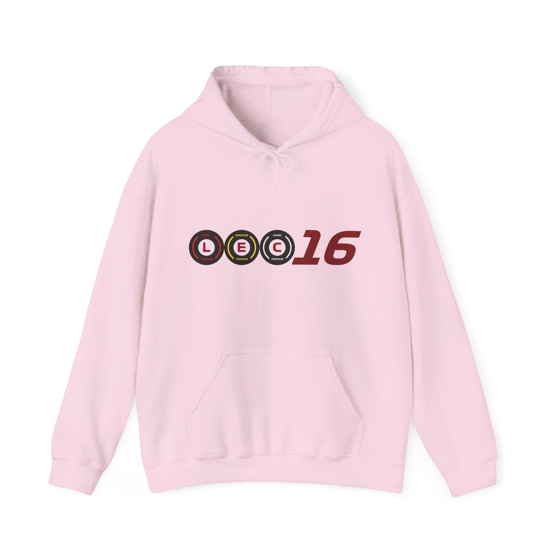 Red racing-inspired fleece hoodie with a Grand Prix aesthetic. Perfect for motorsport fans and racing enthusiasts