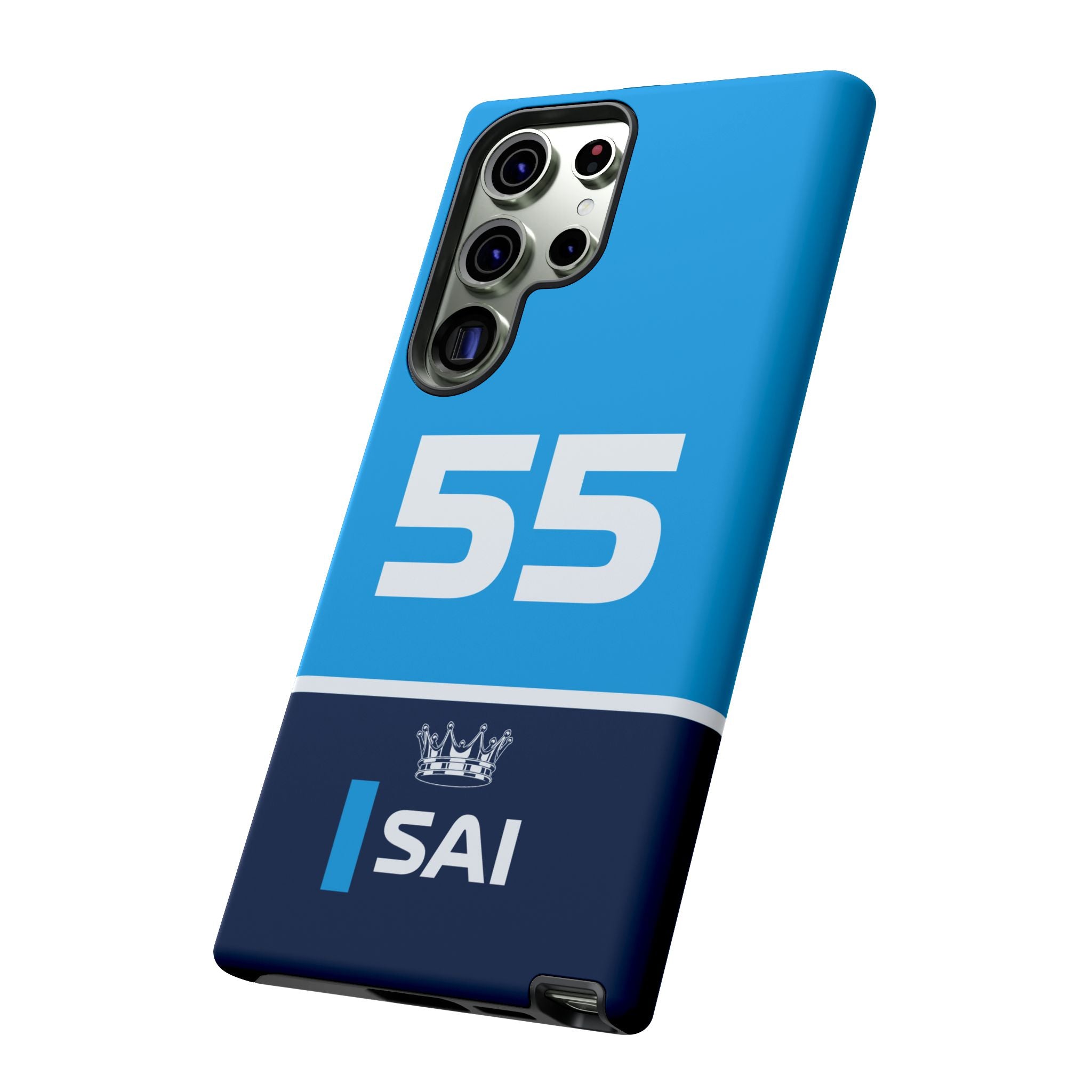 Smooth Spaniard Speed Tough Phone Case | Azure Formula Racing Armor for iPhone, Samsung & Pixel