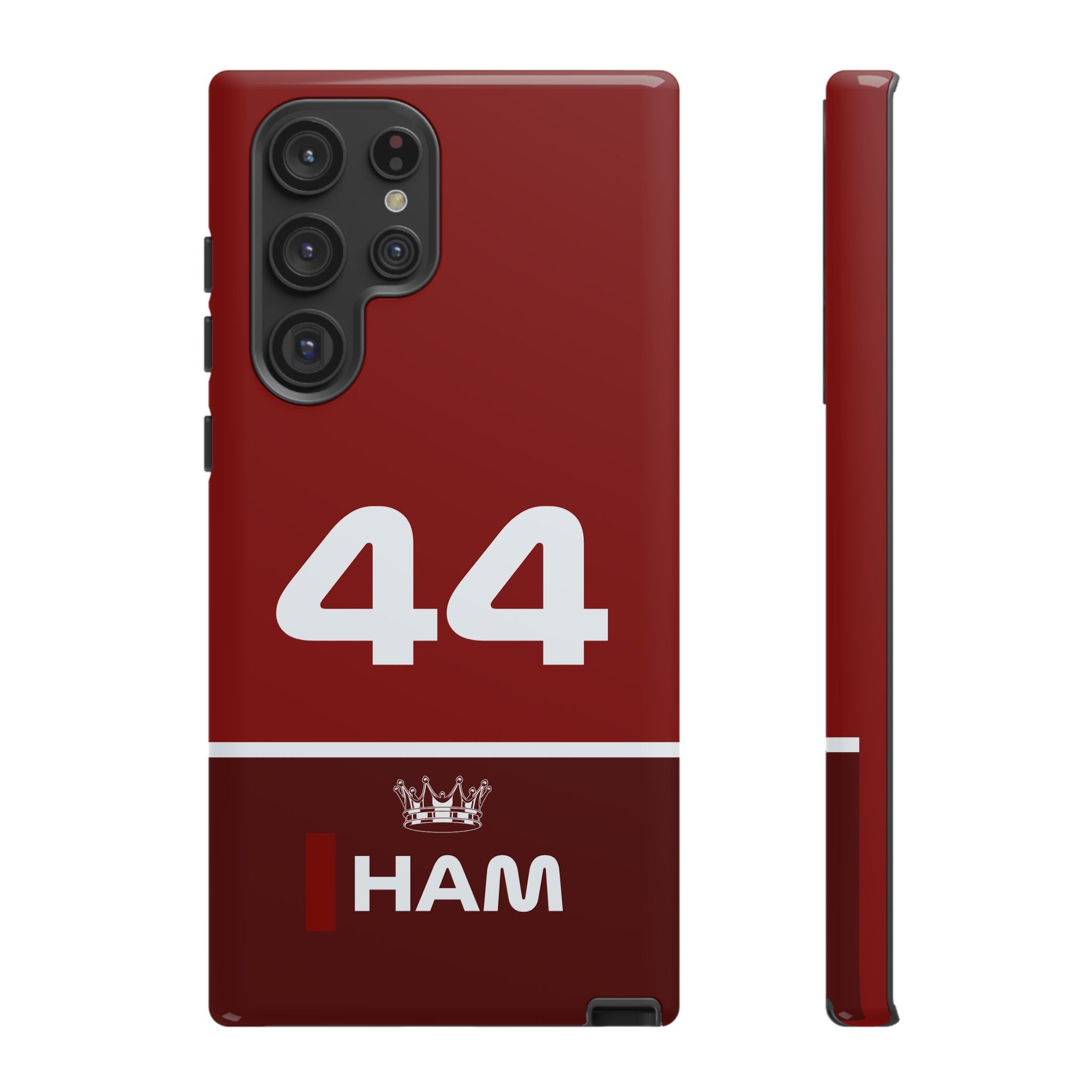 The Silver Champion Tough Phone Case | Rosso Formula Racing Armor for iPhone, Samsung & Pixel Cover