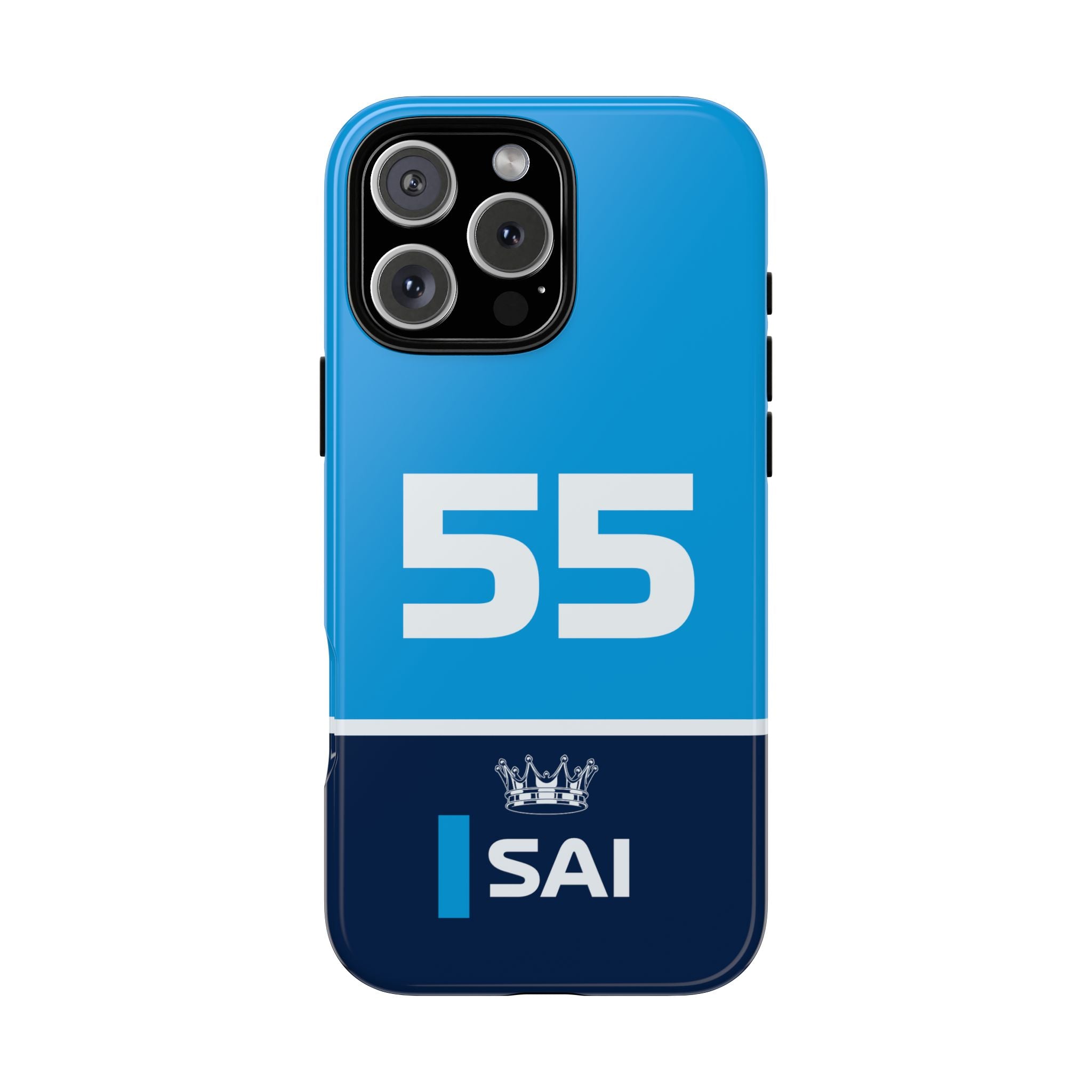 Smooth Spaniard Speed Tough Phone Case | Azure Formula Racing Armor for iPhone, Samsung & Pixel