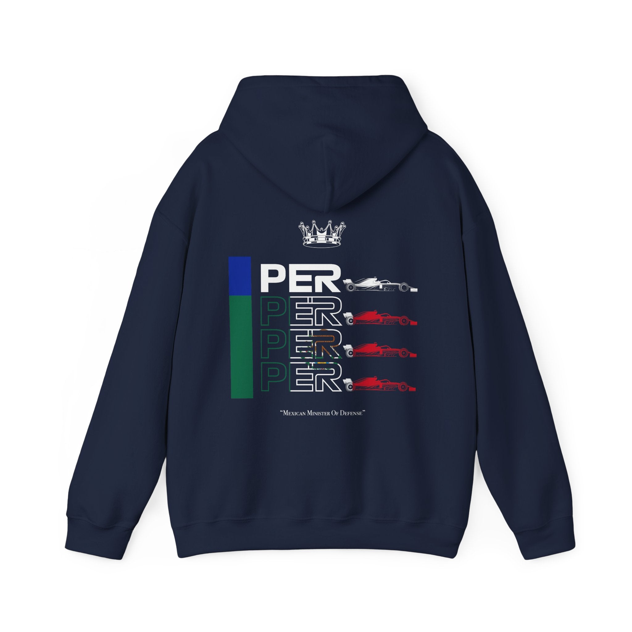 Red racing-inspired unisex hoodie with a motorsport aesthetic, available in a heavy blend. Perfect for Grand Prix fans and speed enthusiasts.