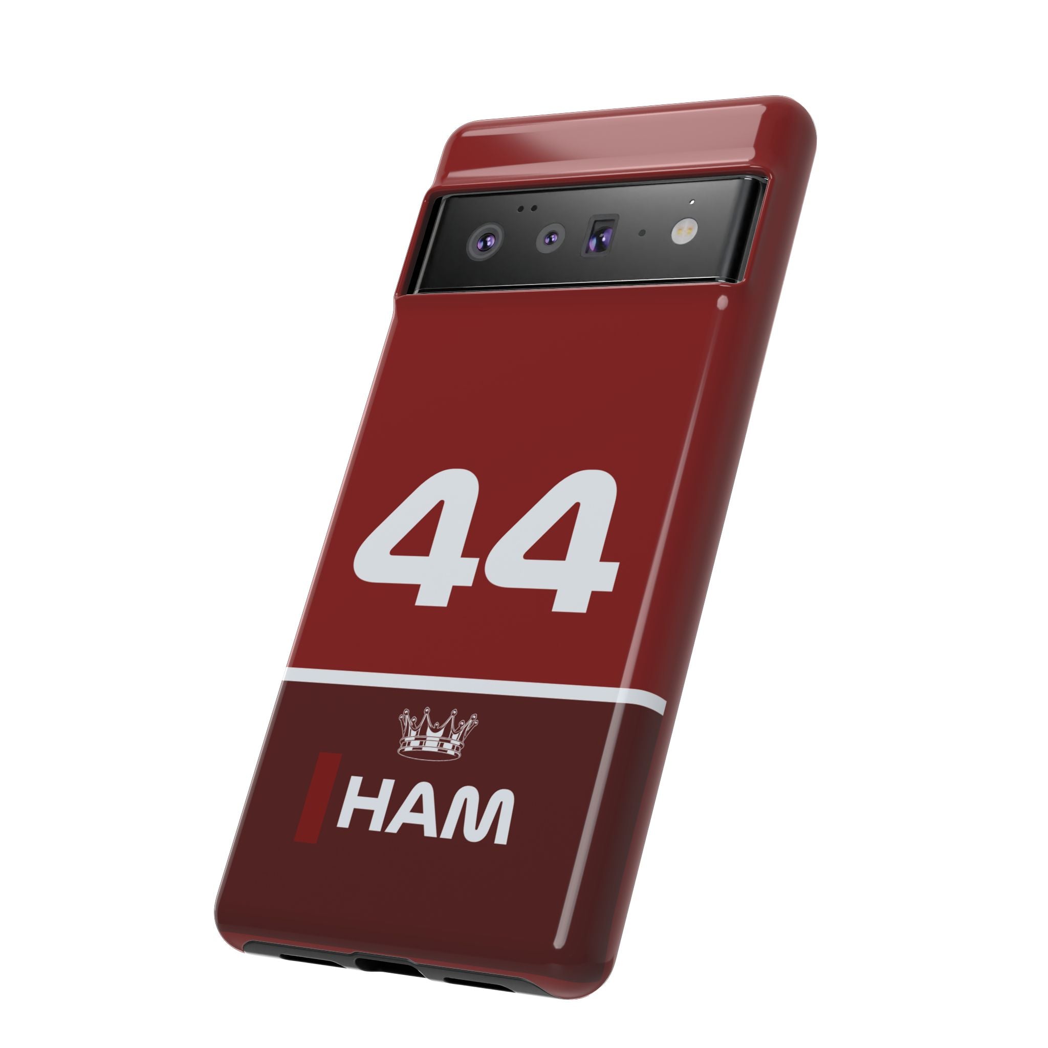 The Silver Champion Tough Phone Case | Rosso Formula Racing Armor for iPhone, Samsung & Pixel Cover