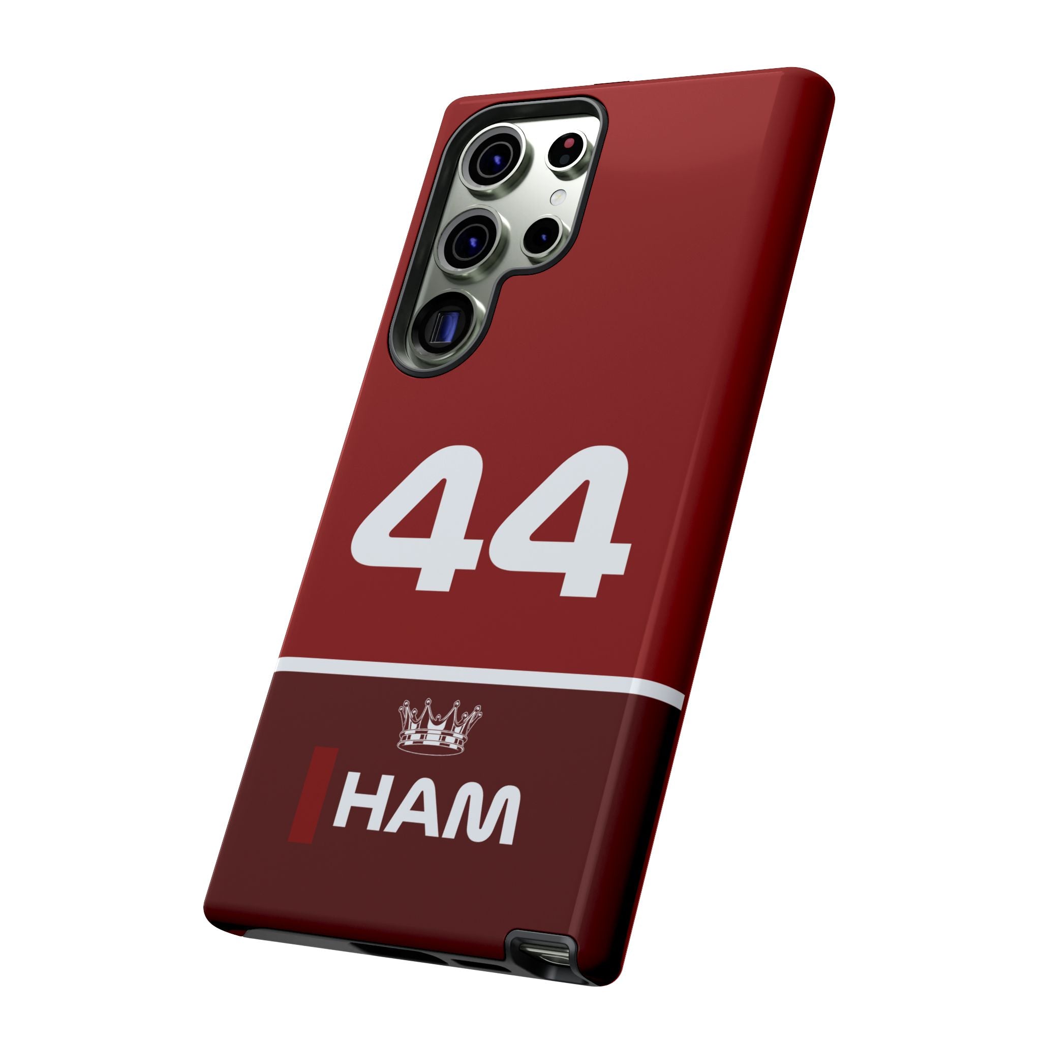 The Silver Champion Tough Phone Case | Rosso Formula Racing Armor for iPhone, Samsung & Pixel Cover