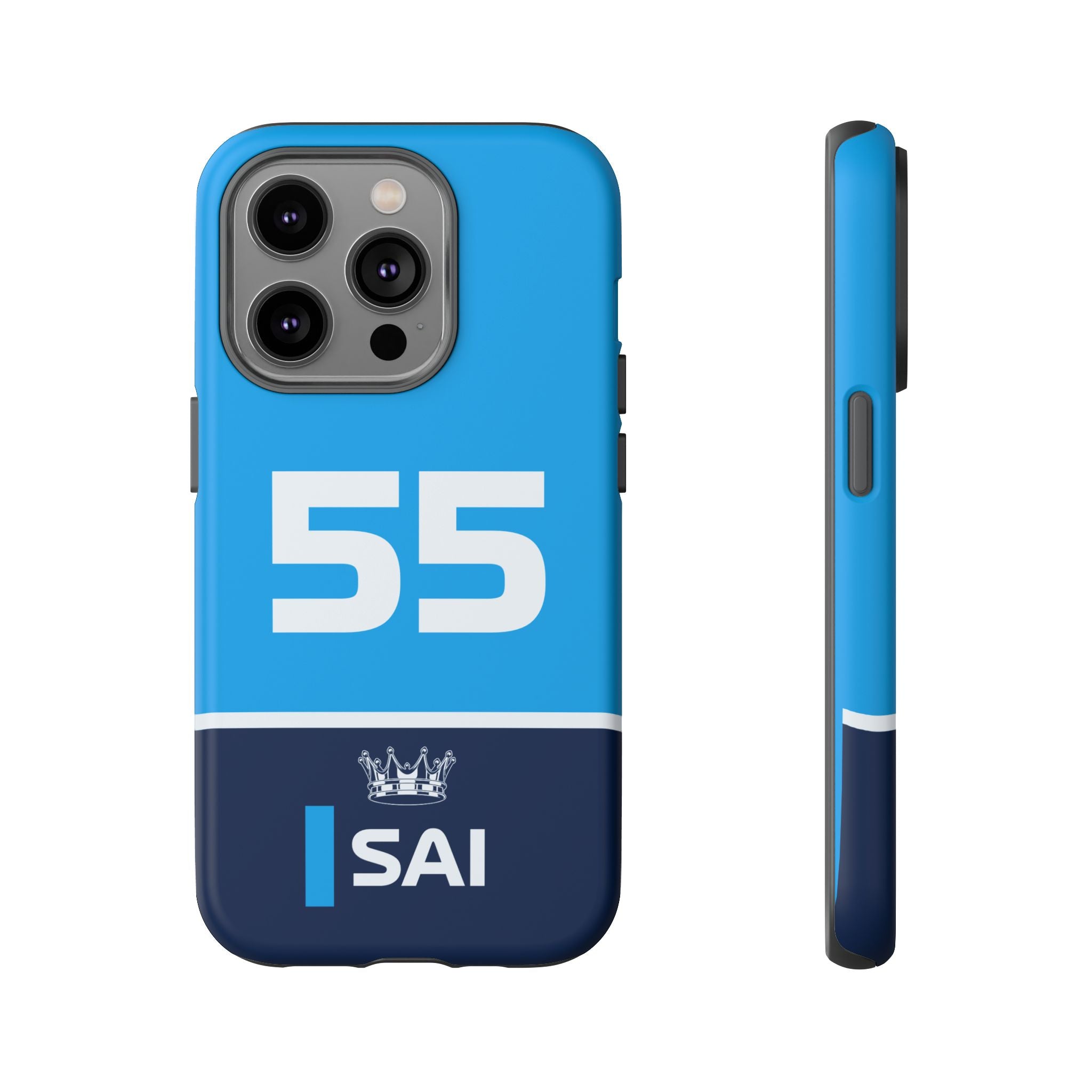 Smooth Spaniard Speed Tough Phone Case | Azure Formula Racing Armor for iPhone, Samsung & Pixel