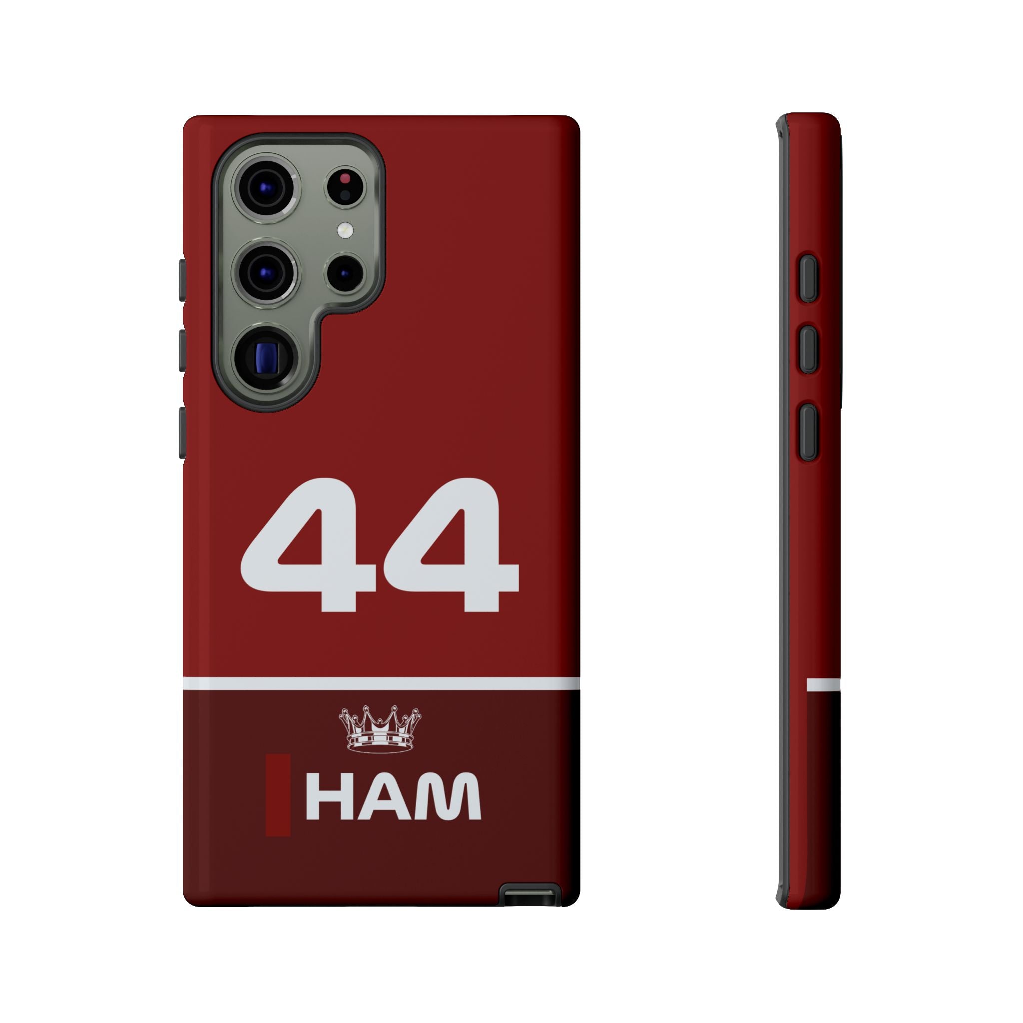 The Silver Champion Tough Phone Case | Rosso Formula Racing Armor for iPhone, Samsung & Pixel Cover