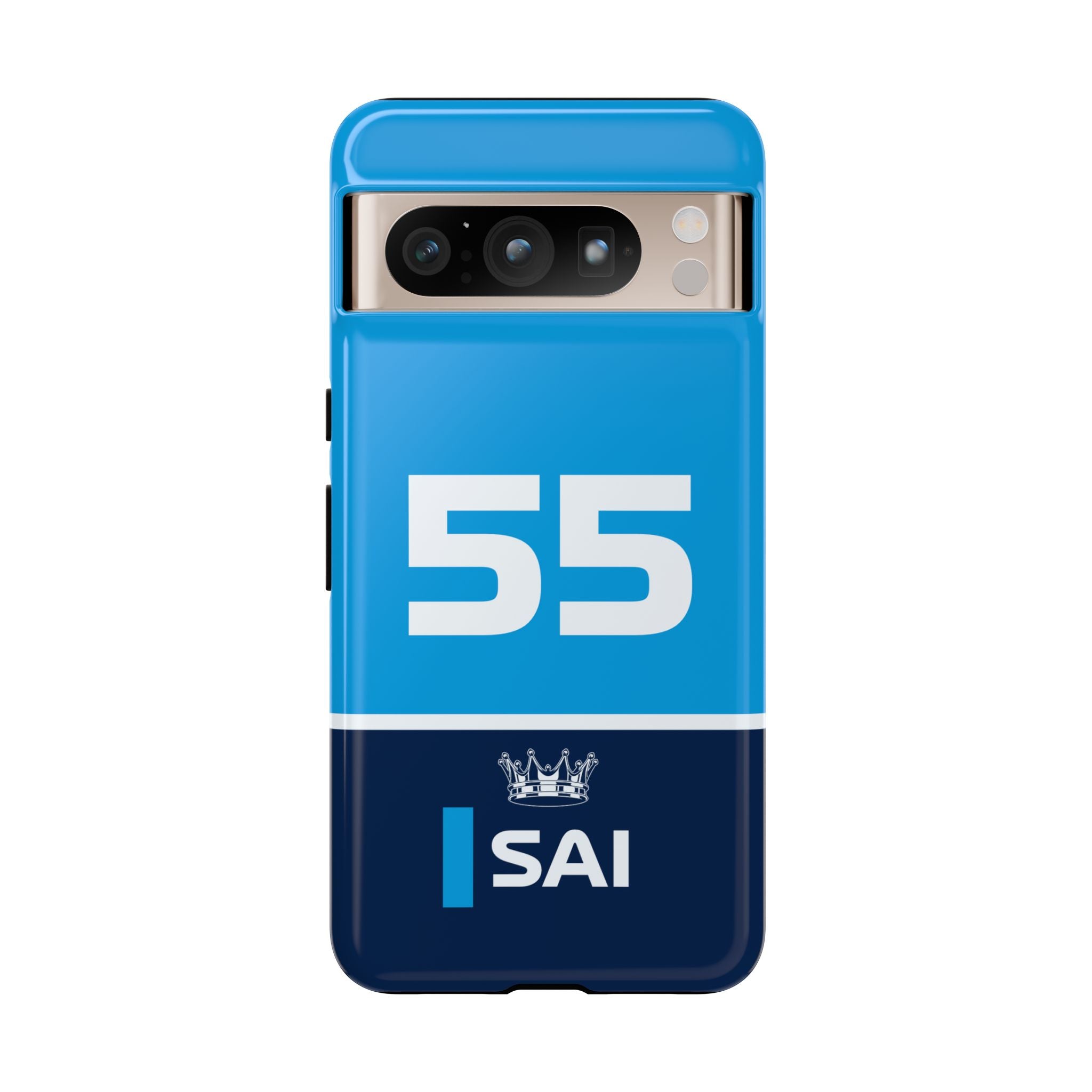 Smooth Spaniard Speed Tough Phone Case | Azure Formula Racing Armor for iPhone, Samsung & Pixel