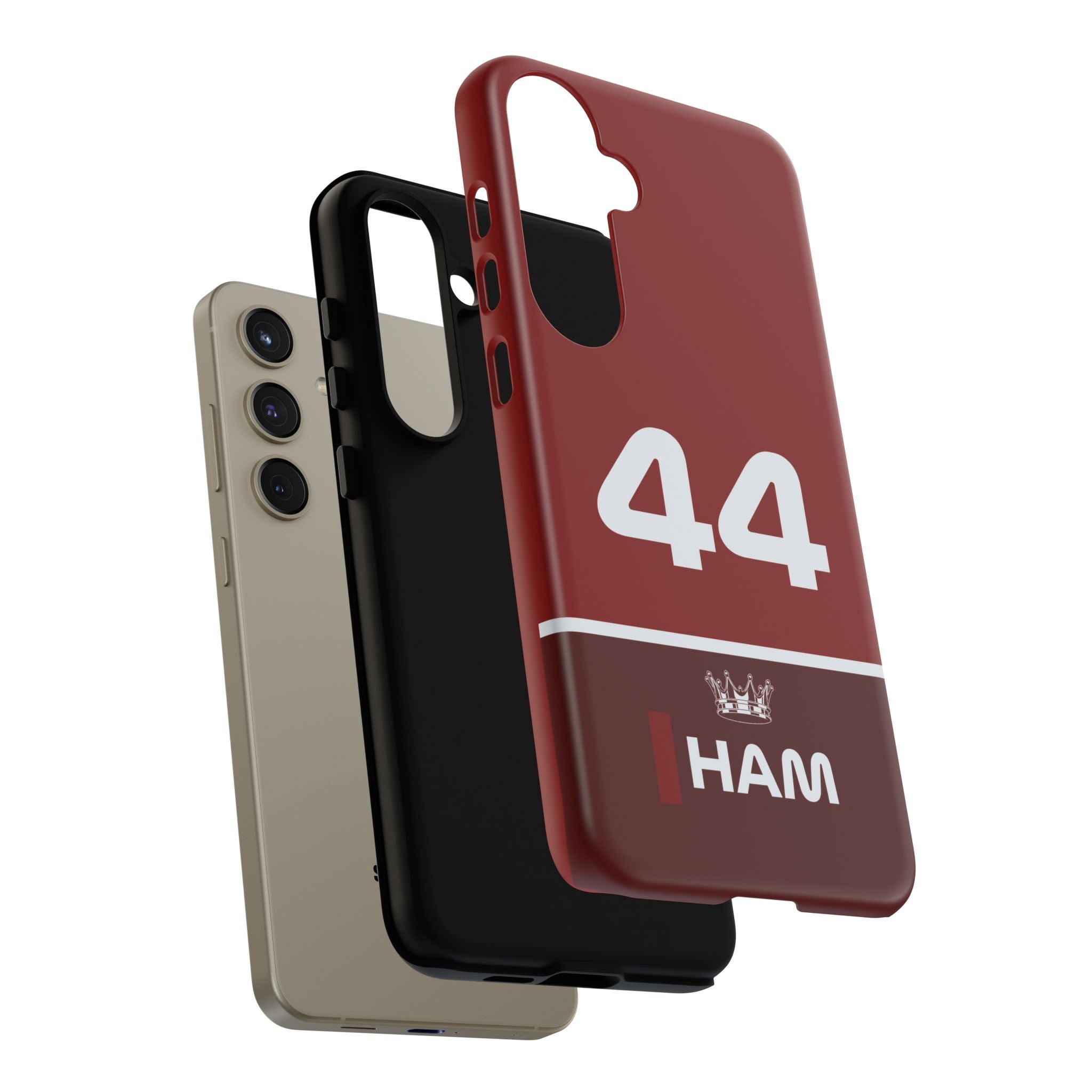 The Silver Champion Tough Phone Case | Rosso Formula Racing Armor for iPhone, Samsung & Pixel Cover