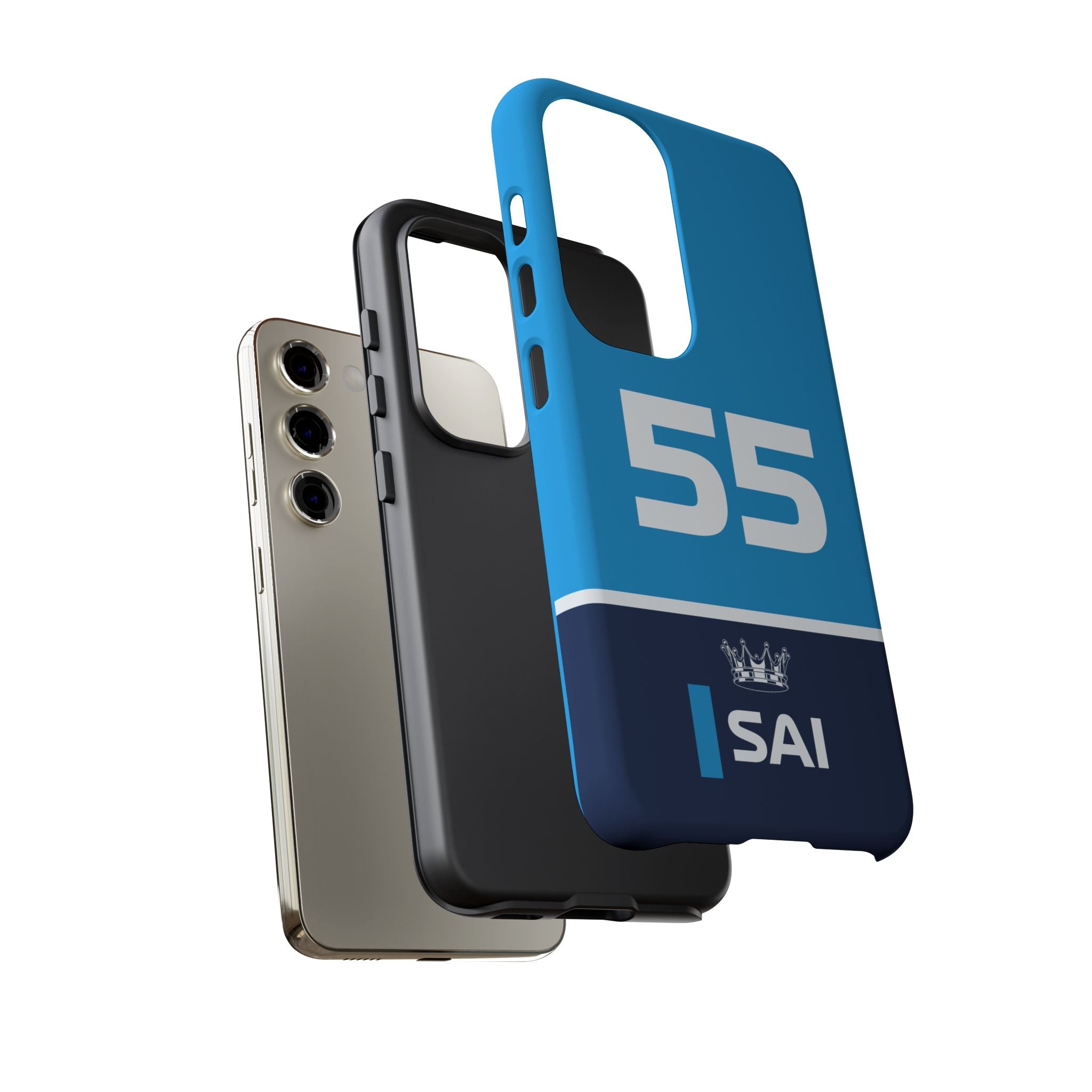 Smooth Spaniard Speed Tough Phone Case | Azure Formula Racing Armor for iPhone, Samsung & Pixel