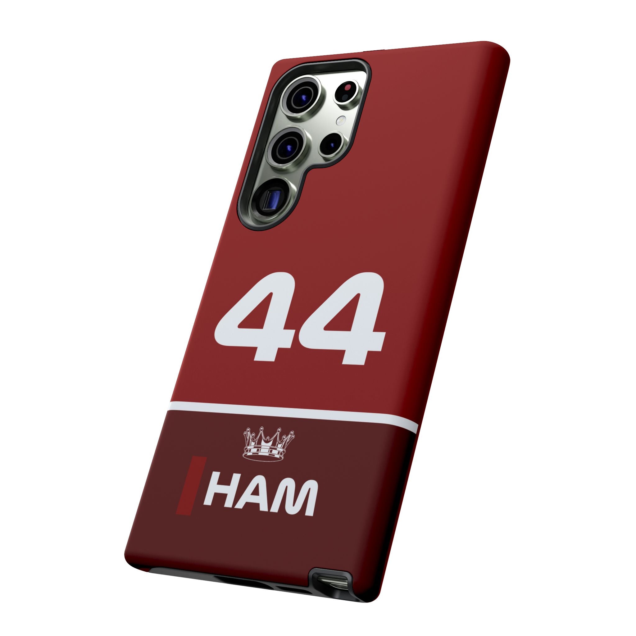 The Silver Champion Tough Phone Case | Rosso Formula Racing Armor for iPhone, Samsung & Pixel Cover