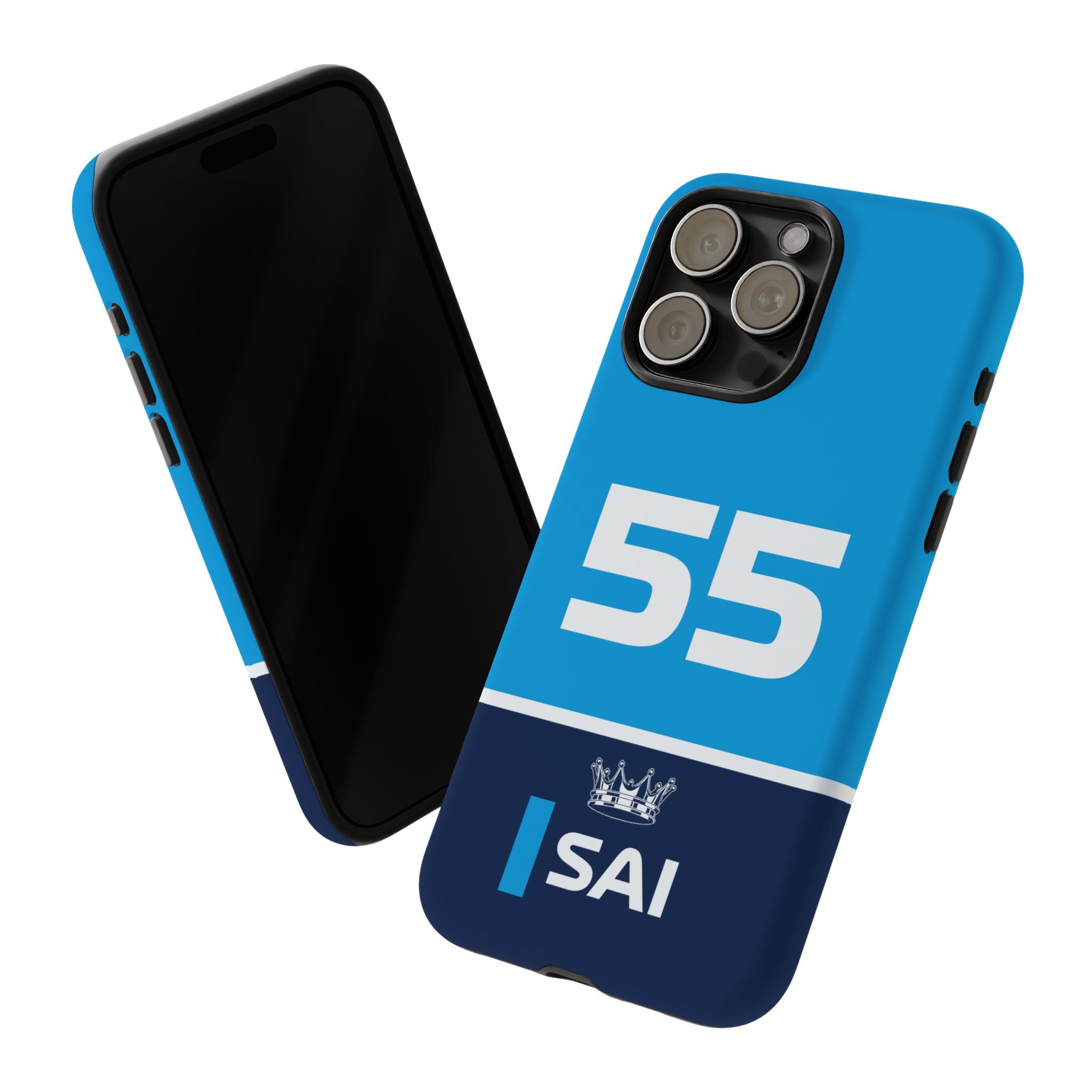 Smooth Spaniard Speed Tough Phone Case | Azure Formula Racing Armor for iPhone, Samsung & Pixel