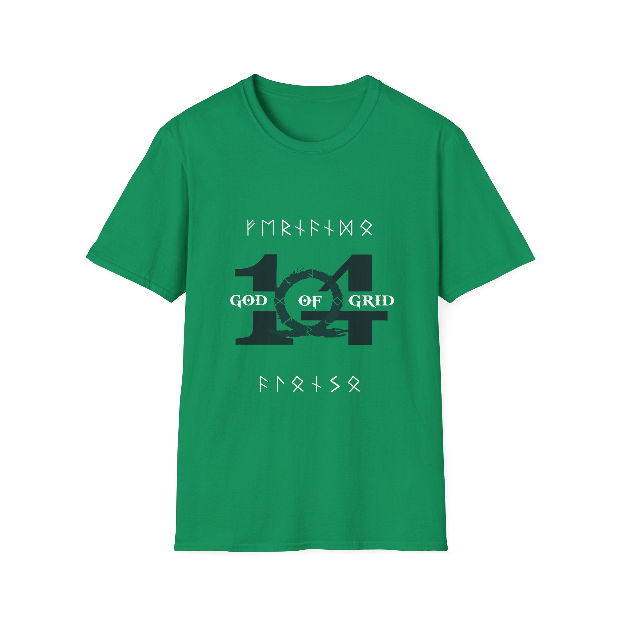 Green and black racing-inspired unisex softstyle tee with a bold Grand Prix aesthetic. Ideal for motorsport fans.