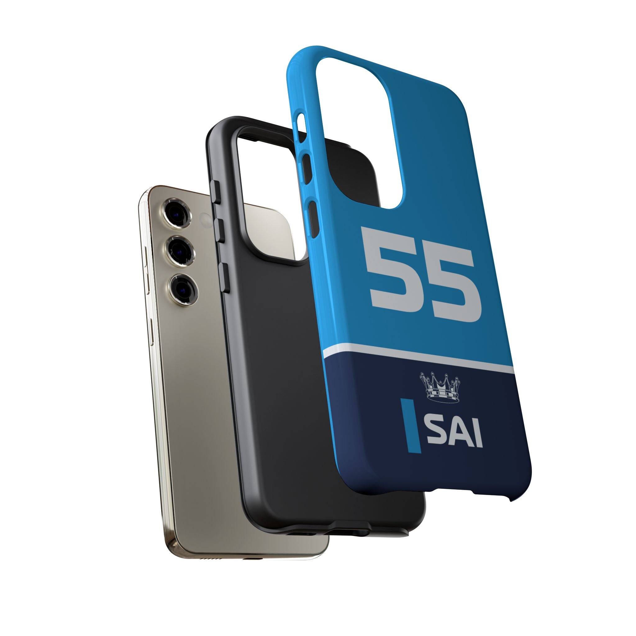 Smooth Spaniard Speed Tough Phone Case | Azure Formula Racing Armor for iPhone, Samsung & Pixel