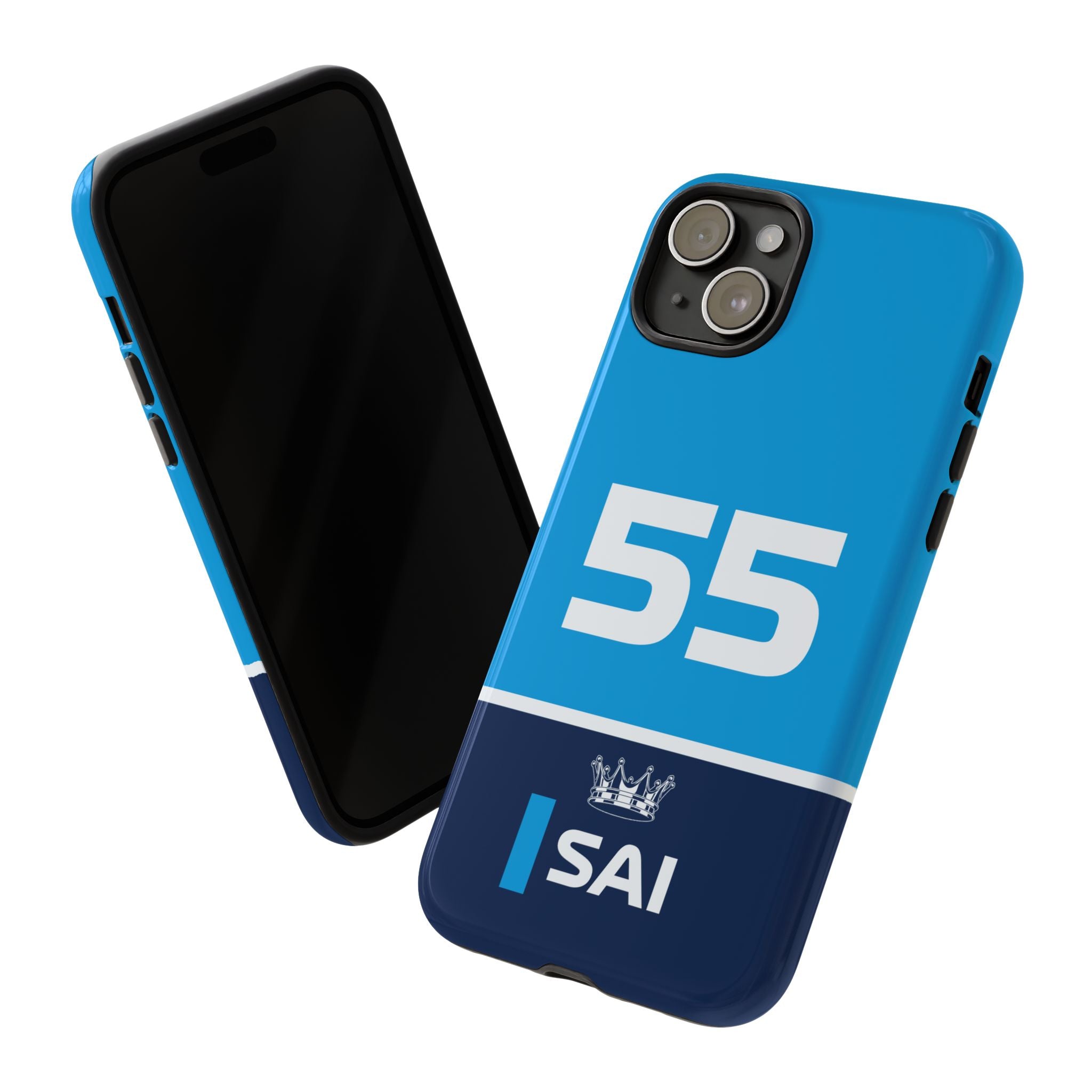 Smooth Spaniard Speed Tough Phone Case | Azure Formula Racing Armor for iPhone, Samsung & Pixel