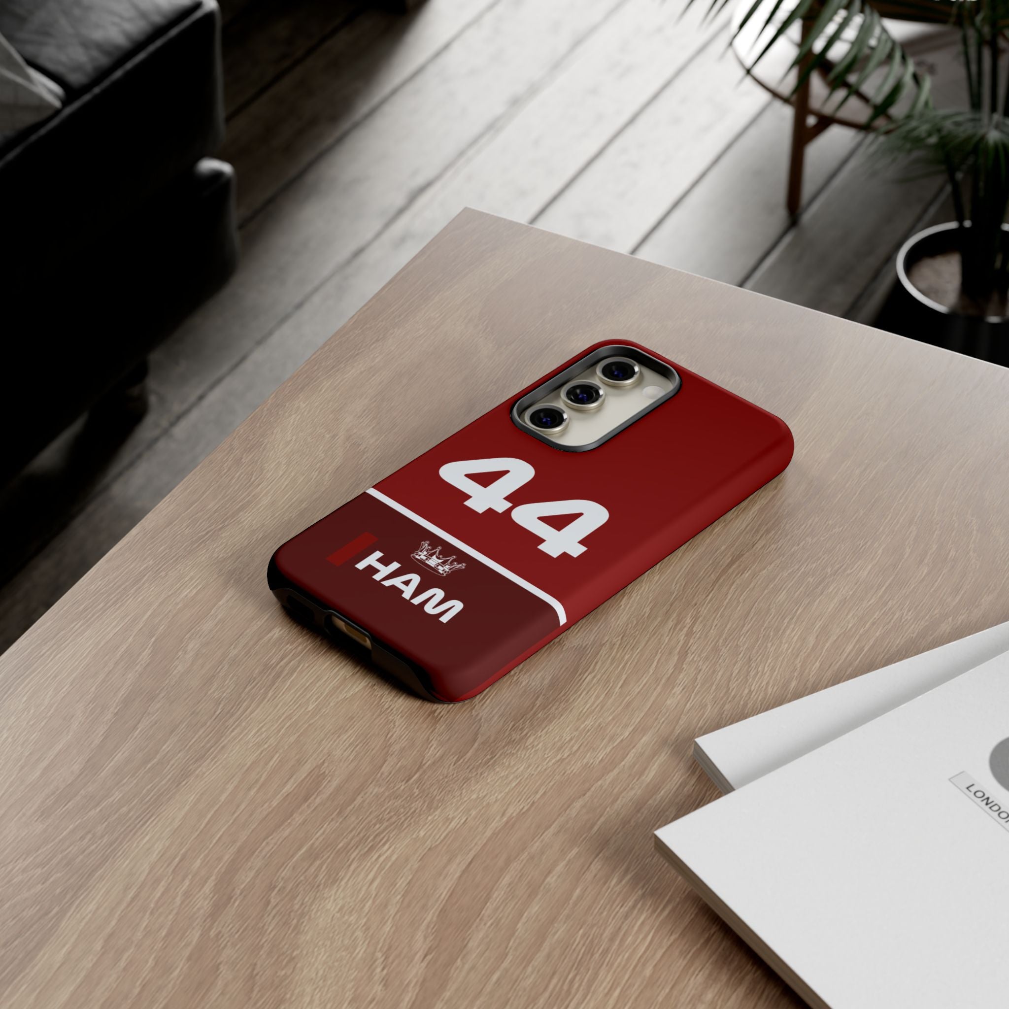 The Silver Champion Tough Phone Case | Rosso Formula Racing Armor for iPhone, Samsung & Pixel Cover