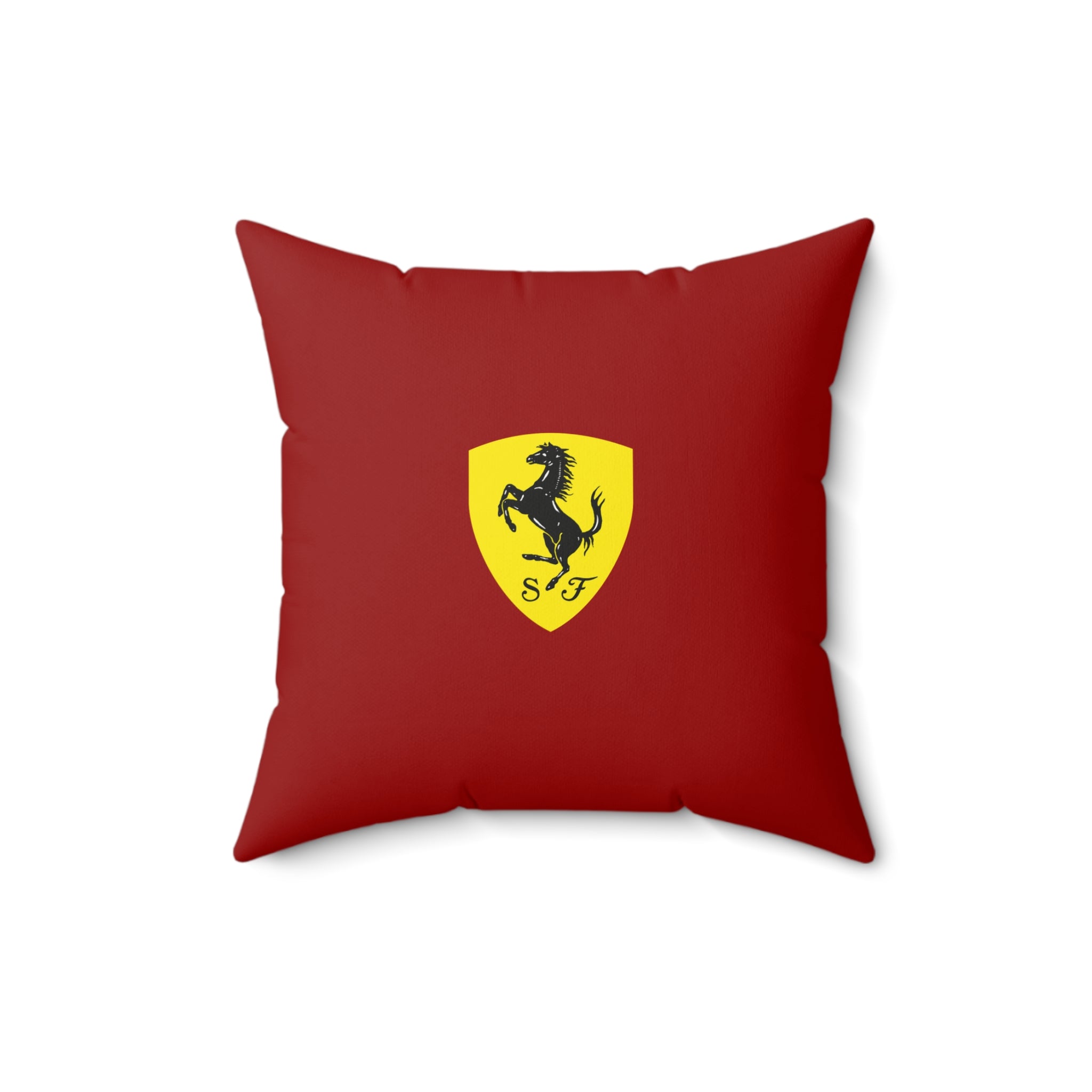 Rosso Racing Grand Prix-Inspired Pillow | Motorsport Home Decor | Spun Polyester Square Pillow