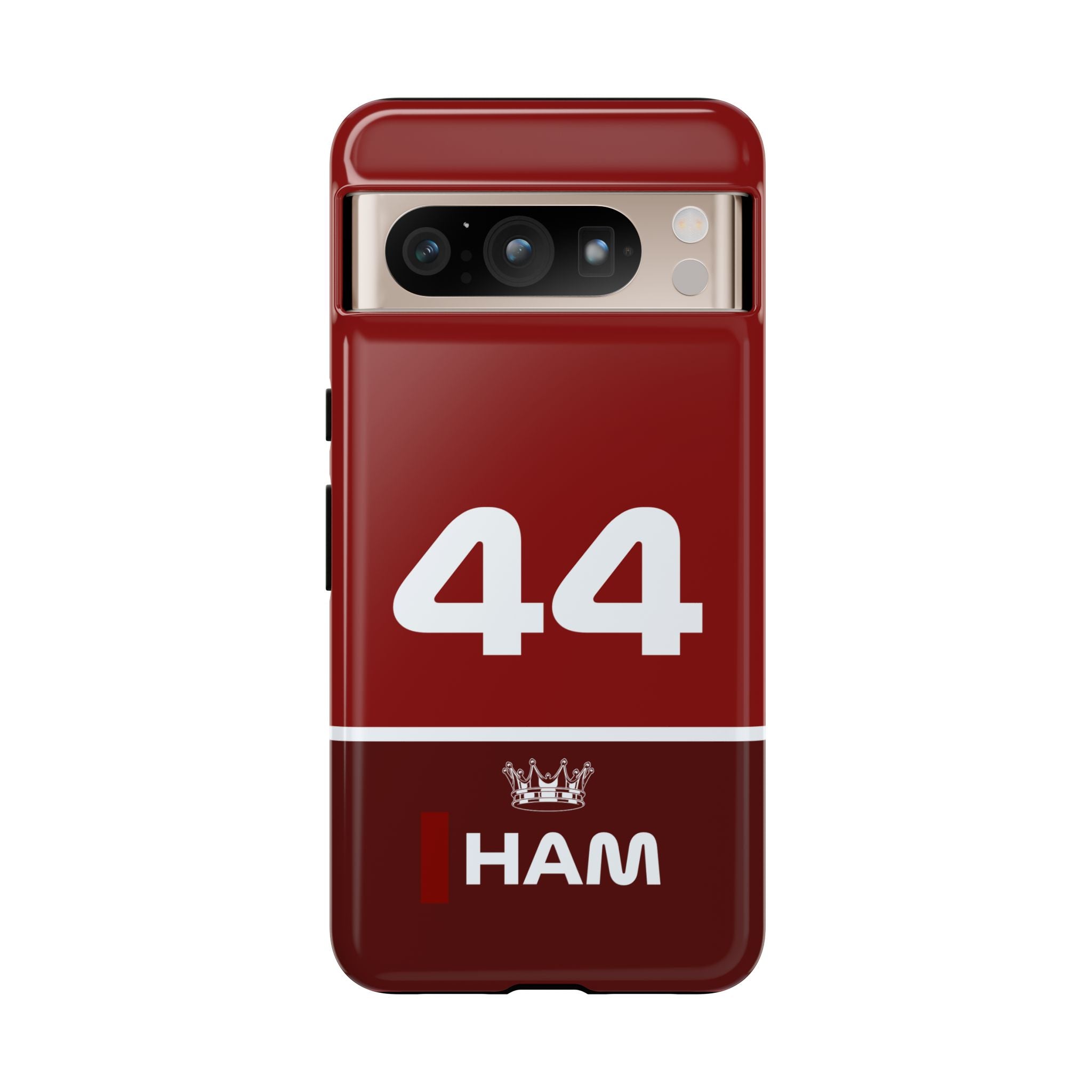 The Silver Champion Tough Phone Case | Rosso Formula Racing Armor for iPhone, Samsung & Pixel Cover