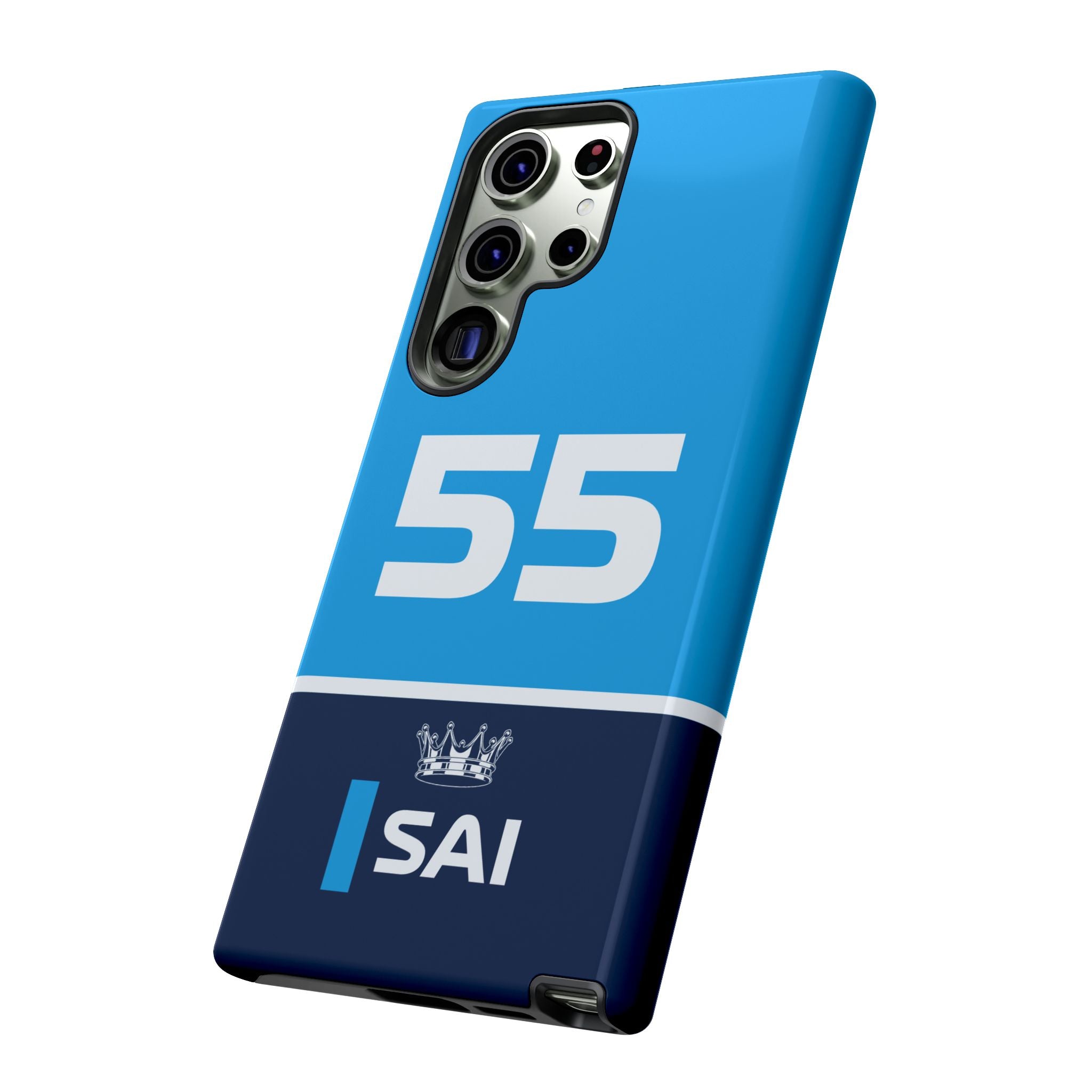 Smooth Spaniard Speed Tough Phone Case | Azure Formula Racing Armor for iPhone, Samsung & Pixel