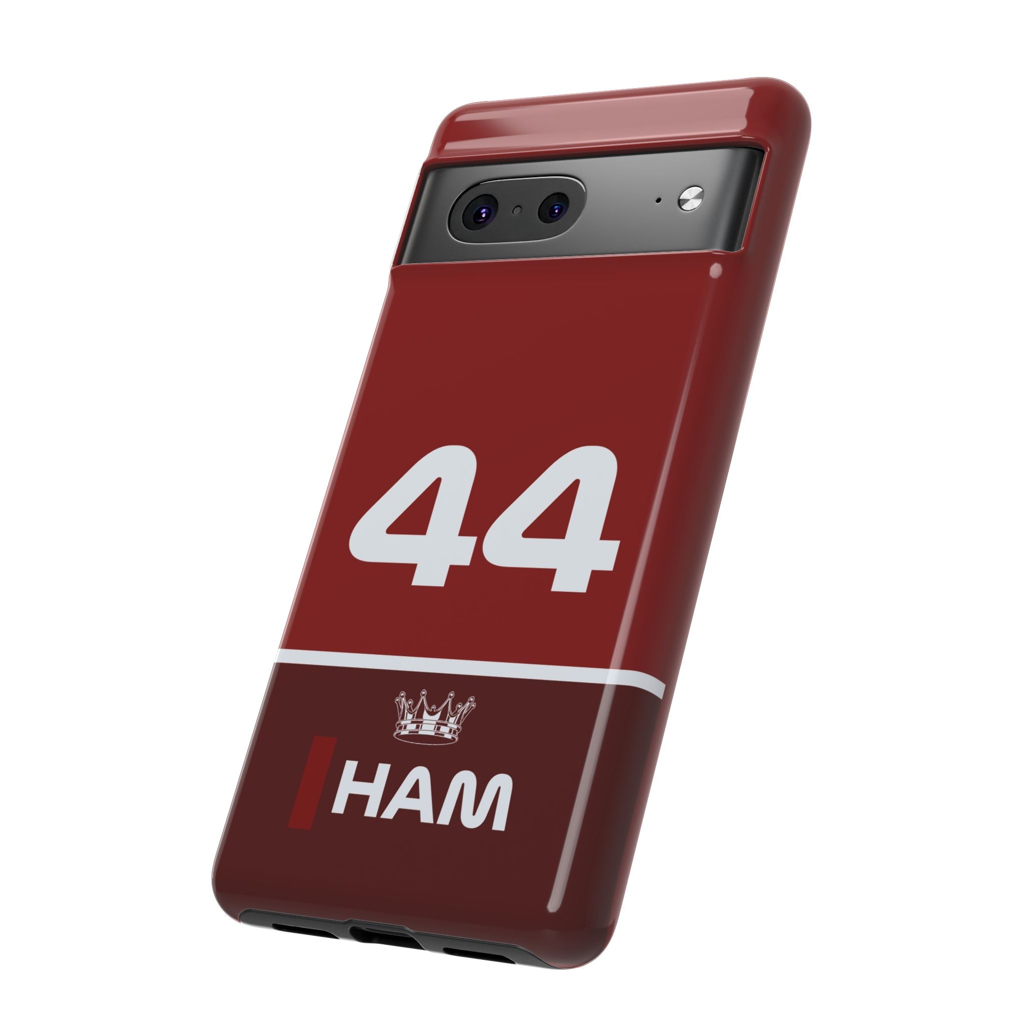 The Silver Champion Tough Phone Case | Rosso Formula Racing Armor for iPhone, Samsung & Pixel Cover