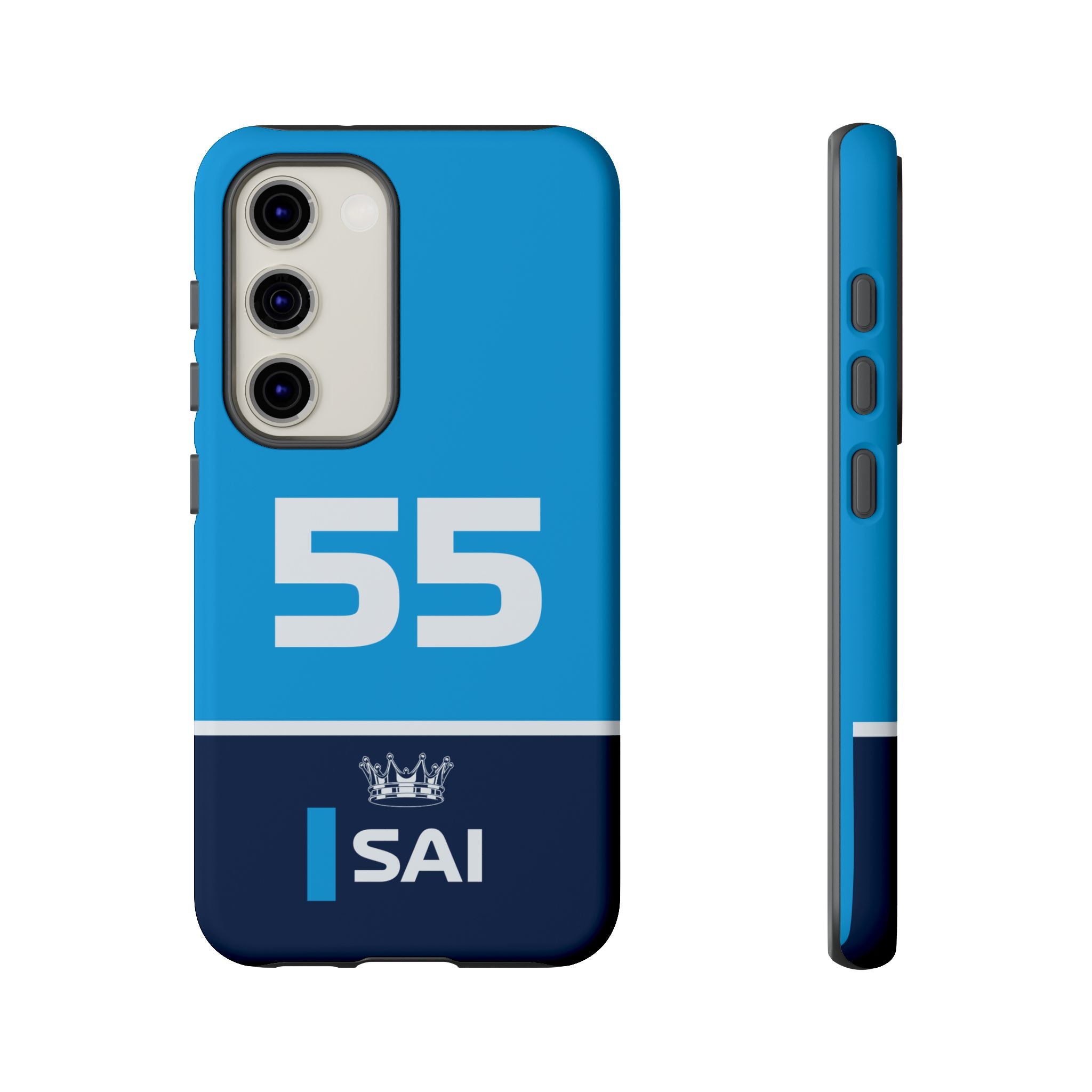 Smooth Spaniard Speed Tough Phone Case | Azure Formula Racing Armor for iPhone, Samsung & Pixel