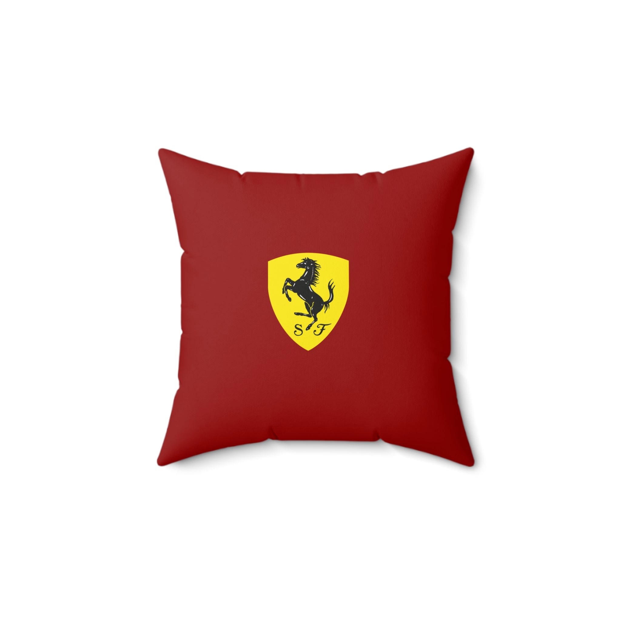 Rosso Racing Grand Prix-Inspired Pillow | Motorsport Home Decor | Spun Polyester Square Pillow