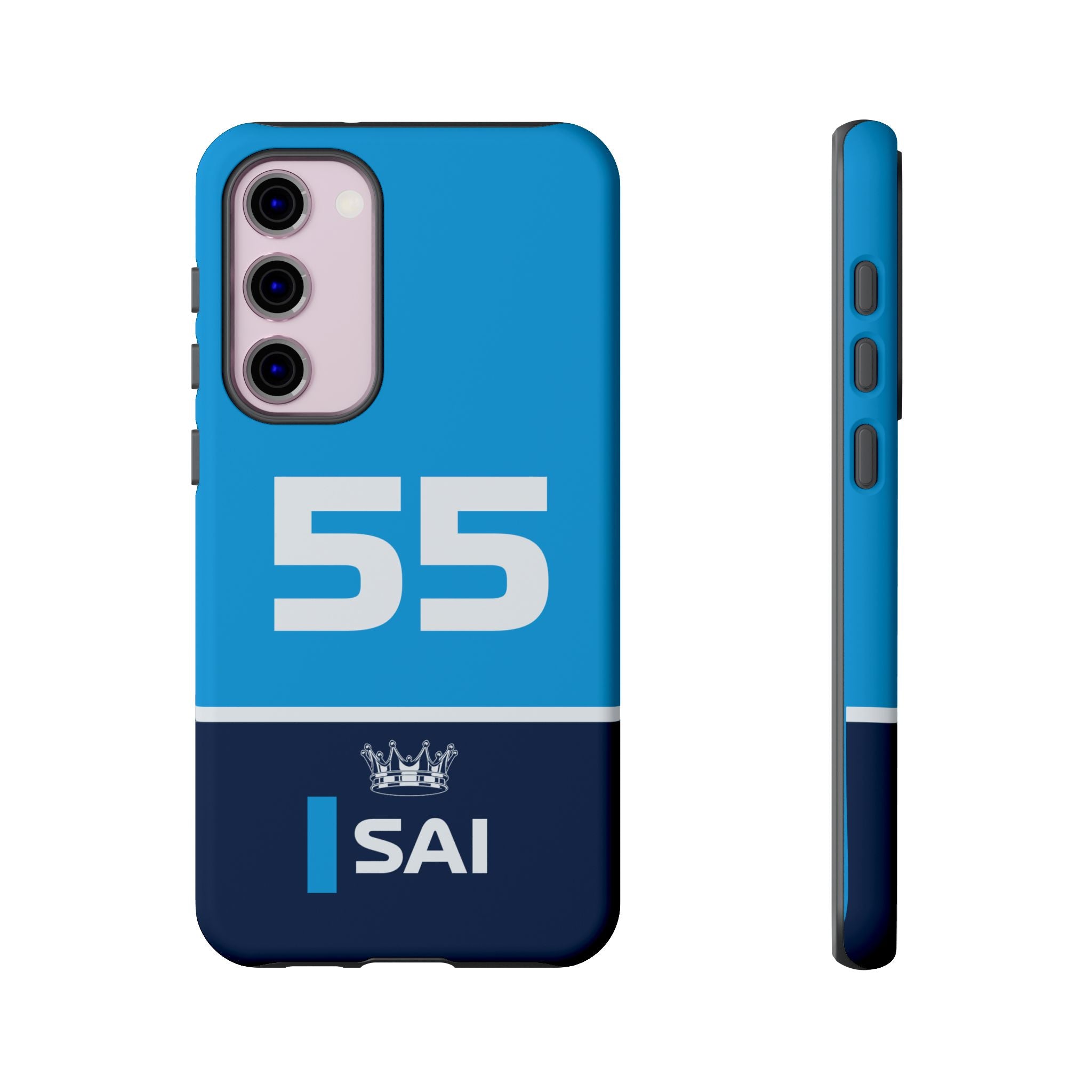 Smooth Spaniard Speed Tough Phone Case | Azure Formula Racing Armor for iPhone, Samsung & Pixel