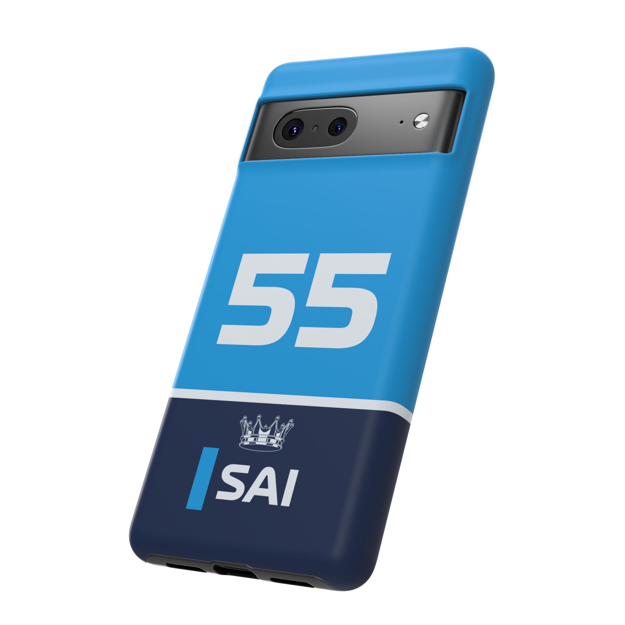 Smooth Spaniard Speed Tough Phone Case | Azure Formula Racing Armor for iPhone, Samsung & Pixel