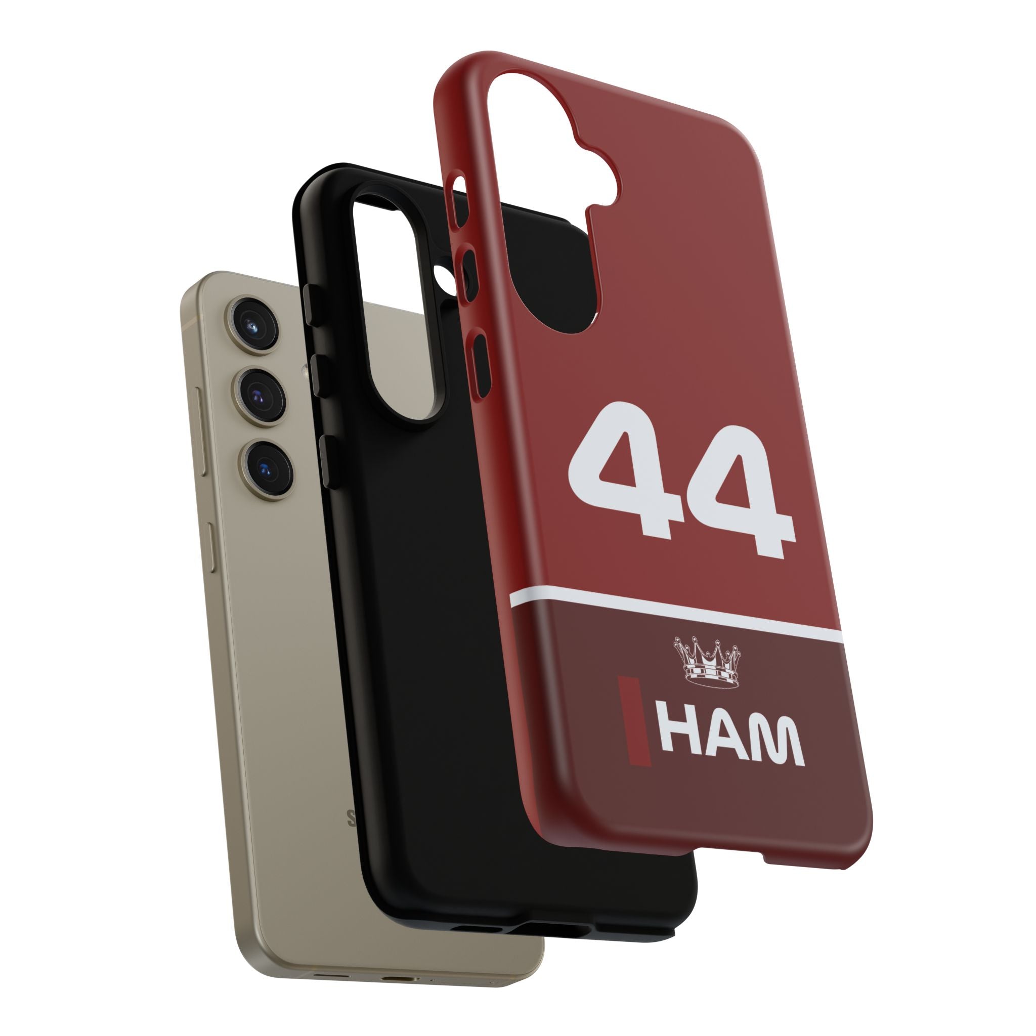 The Silver Champion Tough Phone Case | Rosso Formula Racing Armor for iPhone, Samsung & Pixel Cover