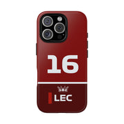 The King of Monaco Tough Phone Case | Rosso Formula Racing Armor for iPhone, Samsung & Pixel Cover