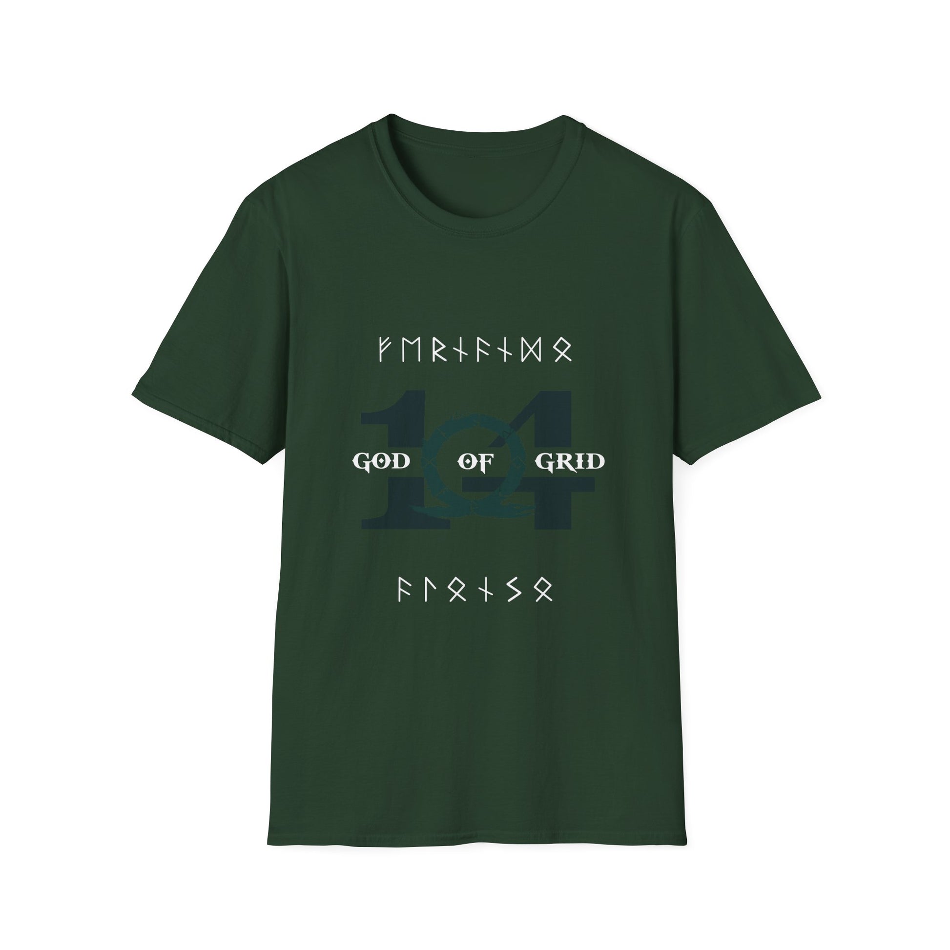 Green and black racing-inspired unisex softstyle tee with a bold Grand Prix aesthetic. Ideal for motorsport fans.