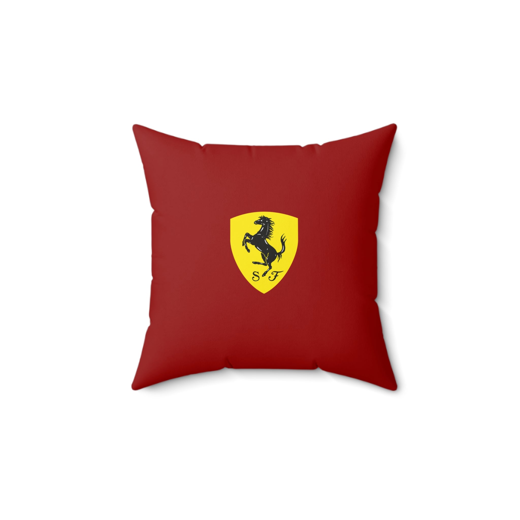 Rosso Racing Grand Prix-Inspired Pillow | Motorsport Home Decor | Spun Polyester Square Pillow