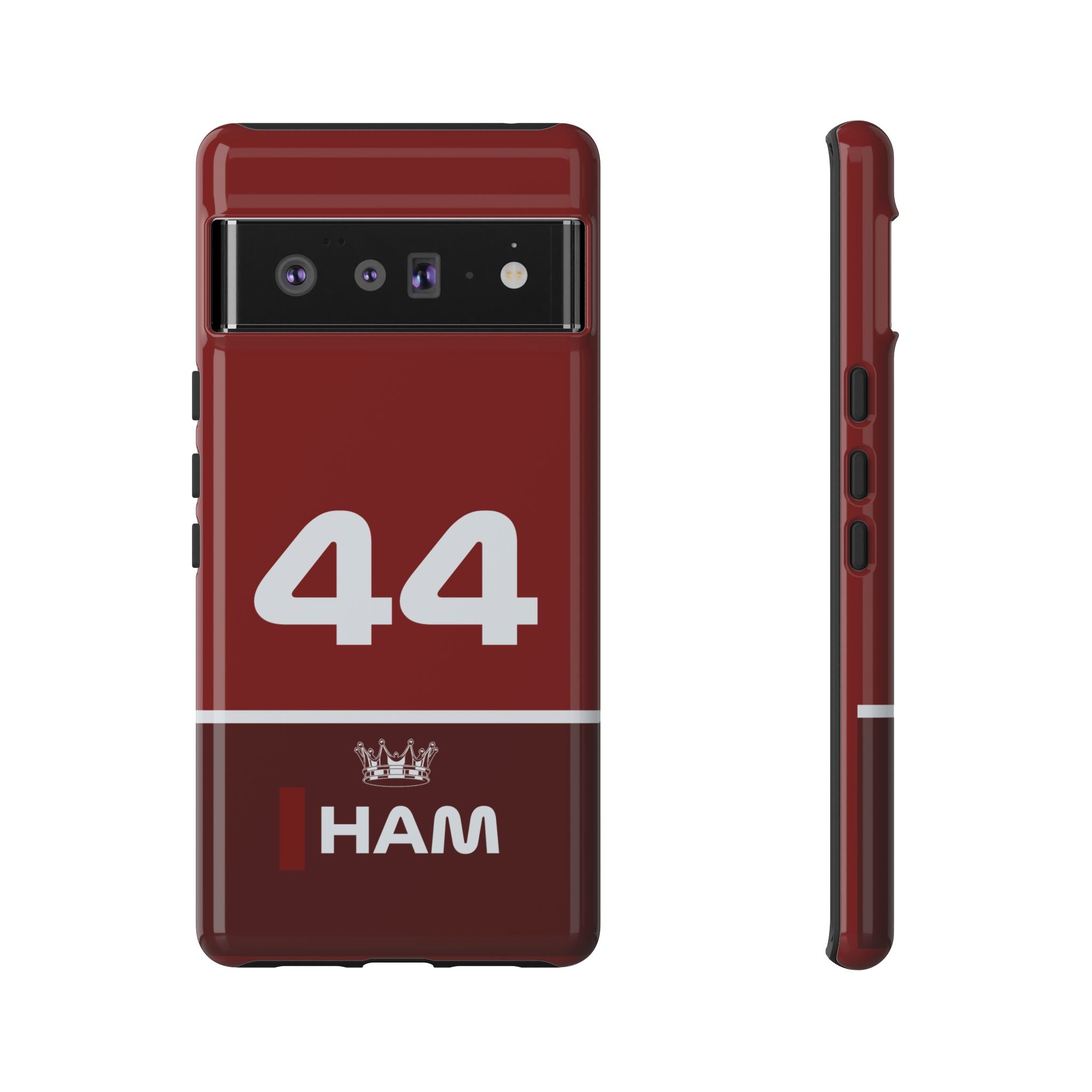 The Silver Champion Tough Phone Case | Rosso Formula Racing Armor for iPhone, Samsung & Pixel Cover