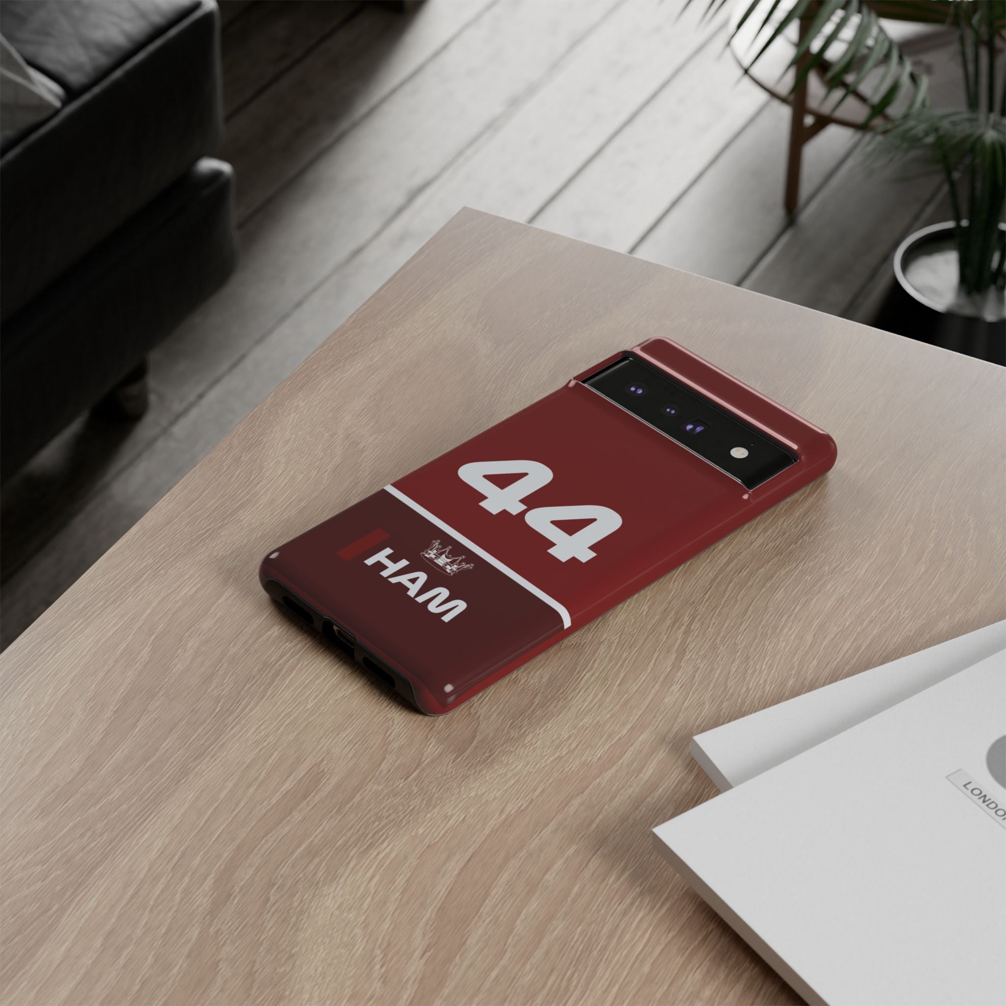 The Silver Champion Tough Phone Case | Rosso Formula Racing Armor for iPhone, Samsung & Pixel Cover