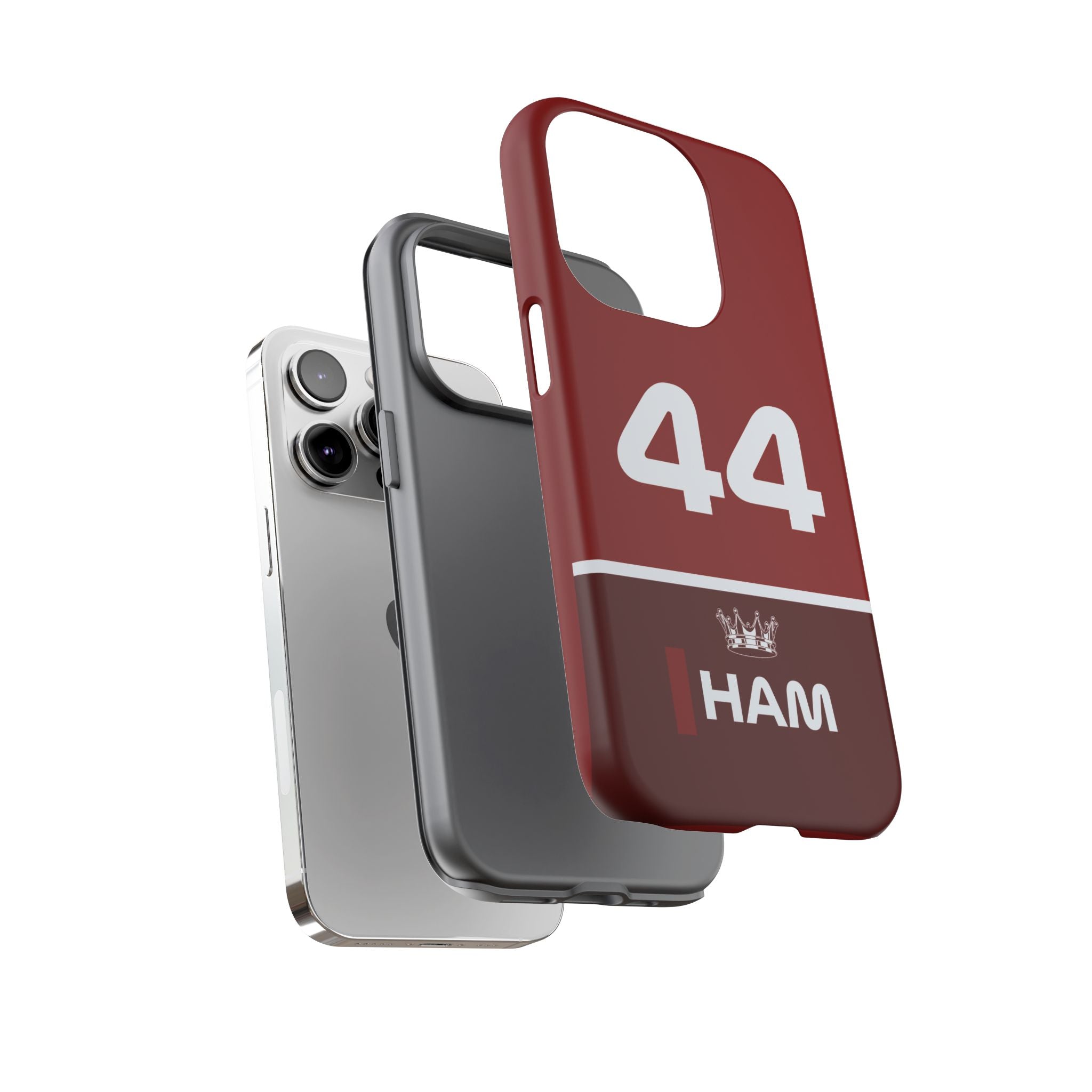 The Silver Champion Tough Phone Case | Rosso Formula Racing Armor for iPhone, Samsung & Pixel Cover