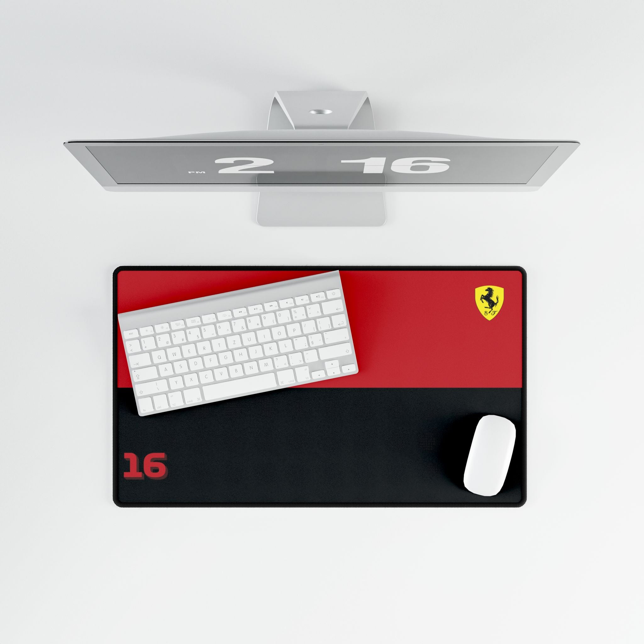 Rosso Formula Racing King of Monaco Home & Office Desk Mat