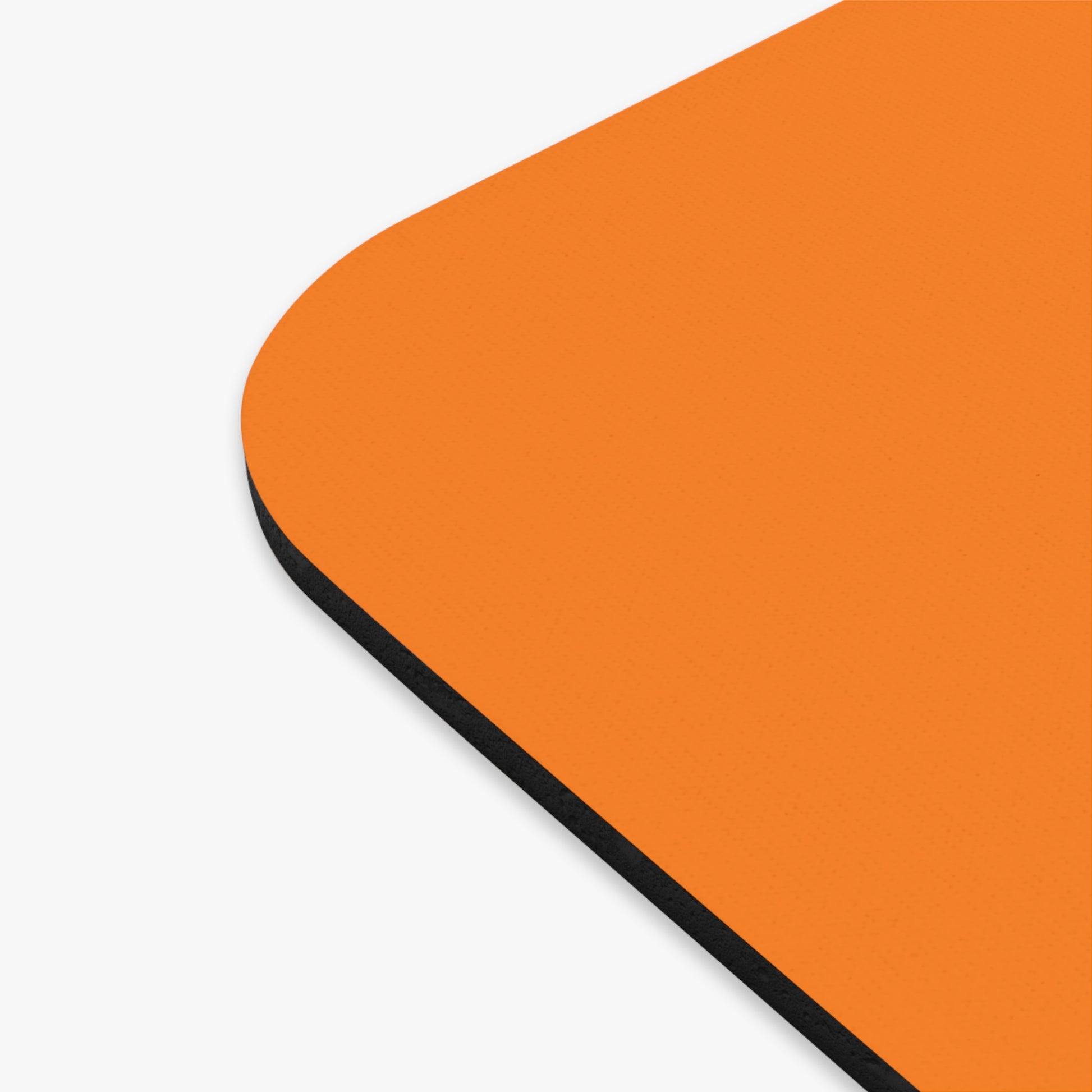 Papaya orange racing-inspired office mouse pad with a motorsport aesthetic, perfect for Grand Prix fans, gamers, and professionals. High-speed performance desk mat for home or office use.