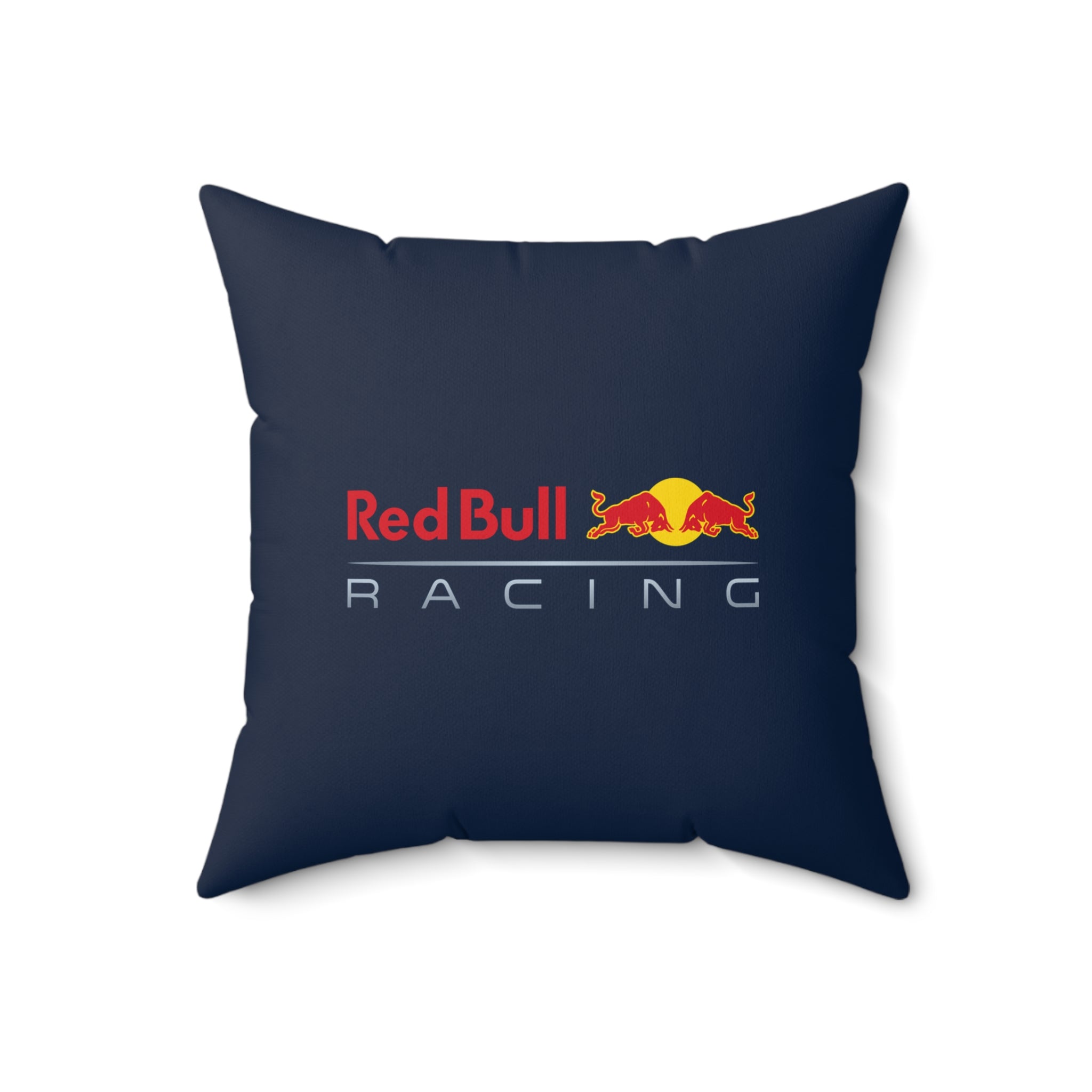 Red Thunder Grand Prix-Inspired Pillow | Motorsport Home Decor | Spun Polyester Square Pillow