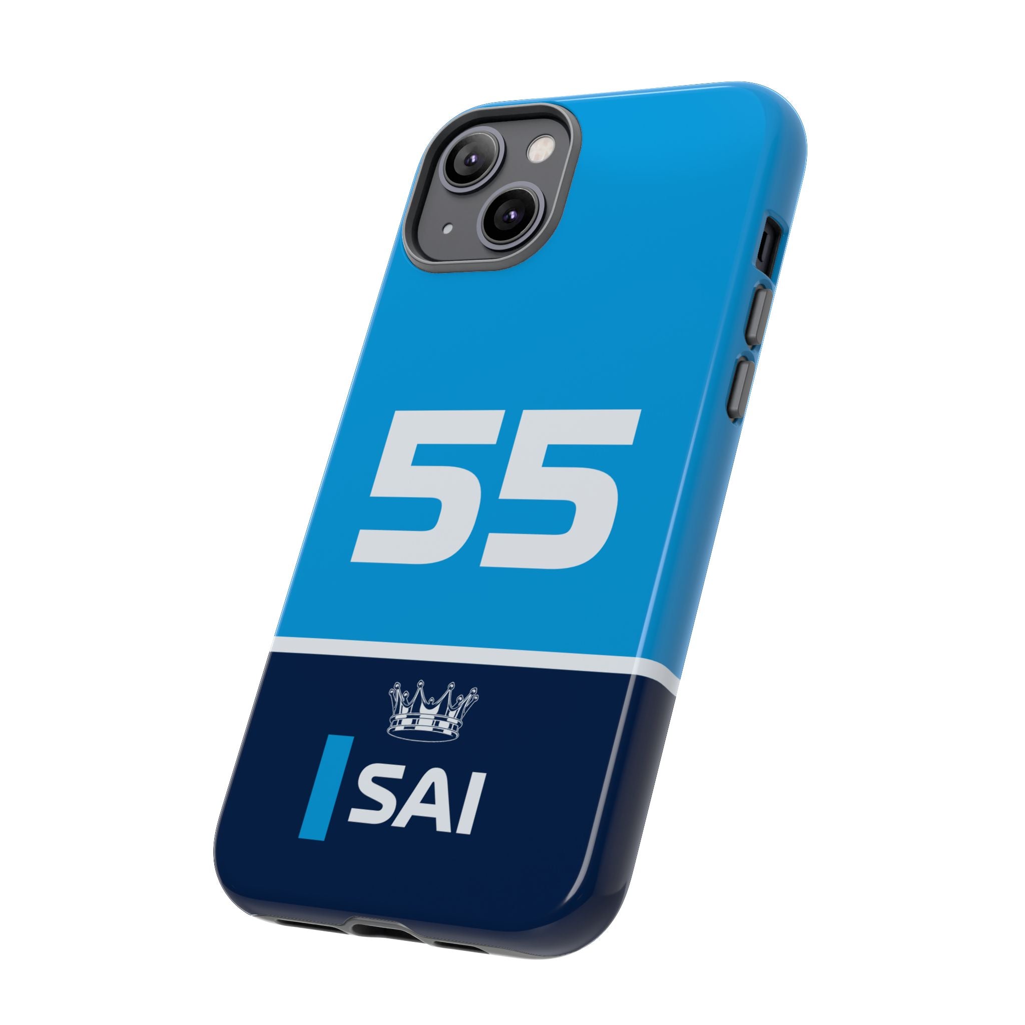 Smooth Spaniard Speed Tough Phone Case | Azure Formula Racing Armor for iPhone, Samsung & Pixel