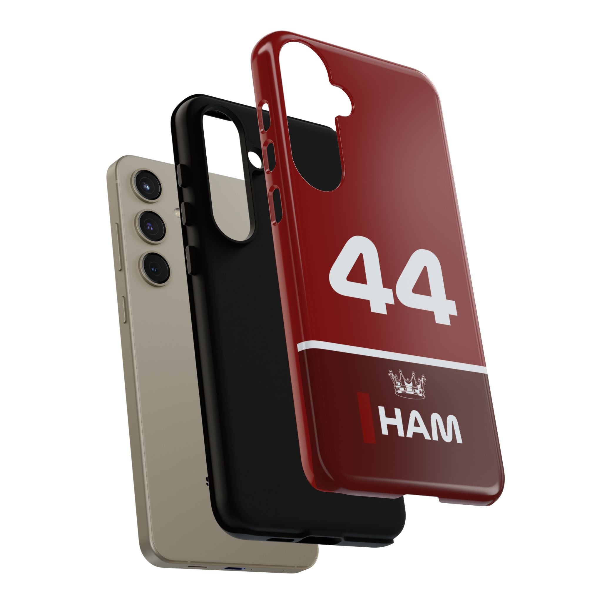 The Silver Champion Tough Phone Case | Rosso Formula Racing Armor for iPhone, Samsung & Pixel Cover