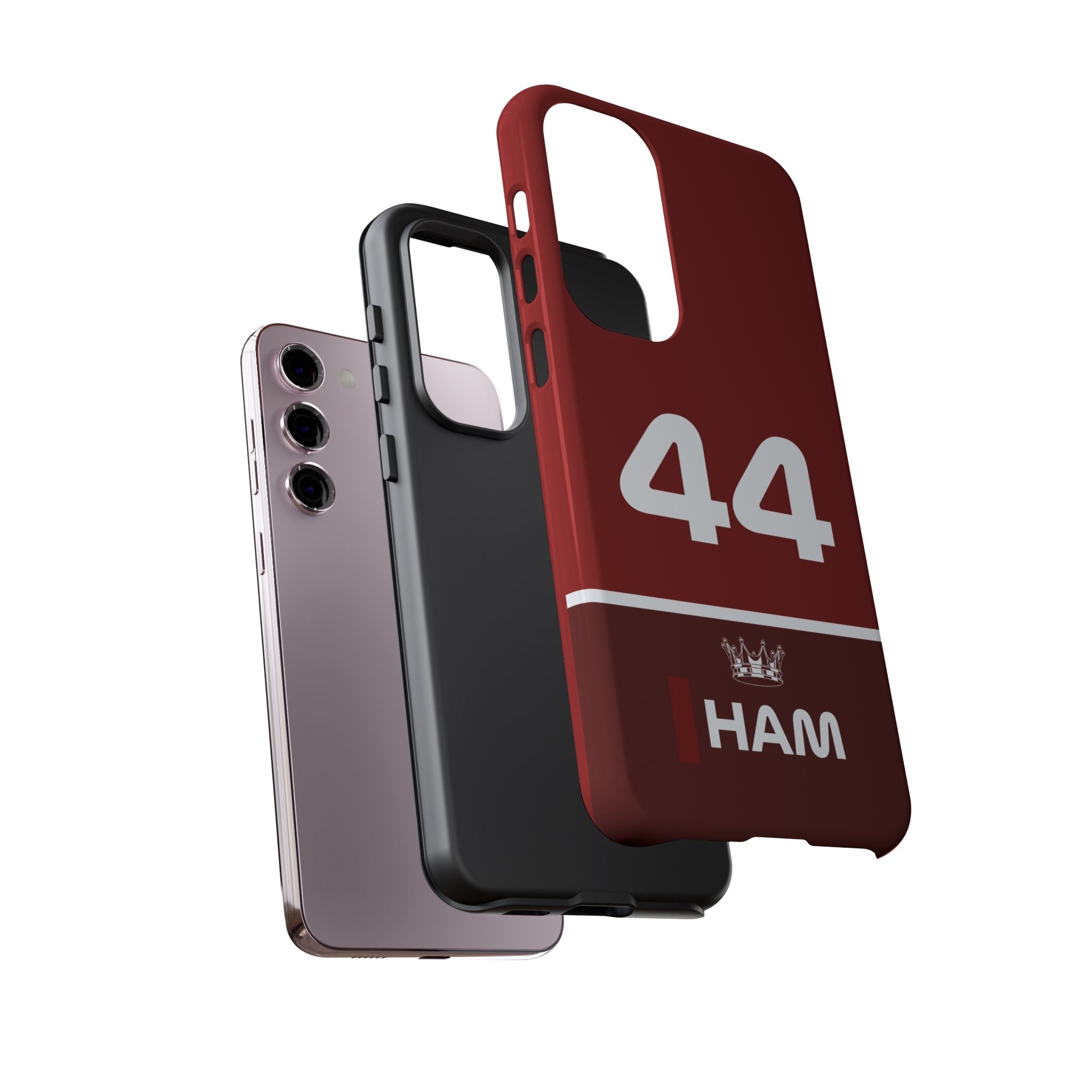 The Silver Champion Tough Phone Case | Rosso Formula Racing Armor for iPhone, Samsung & Pixel Cover