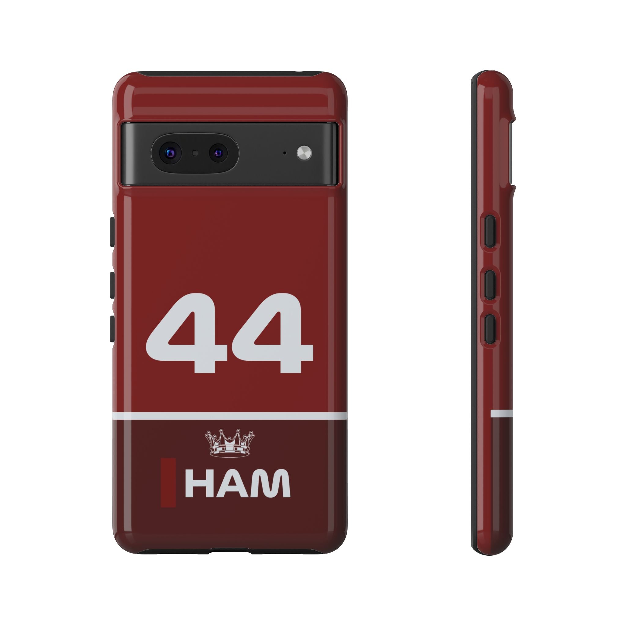 The Silver Champion Tough Phone Case | Rosso Formula Racing Armor for iPhone, Samsung & Pixel Cover