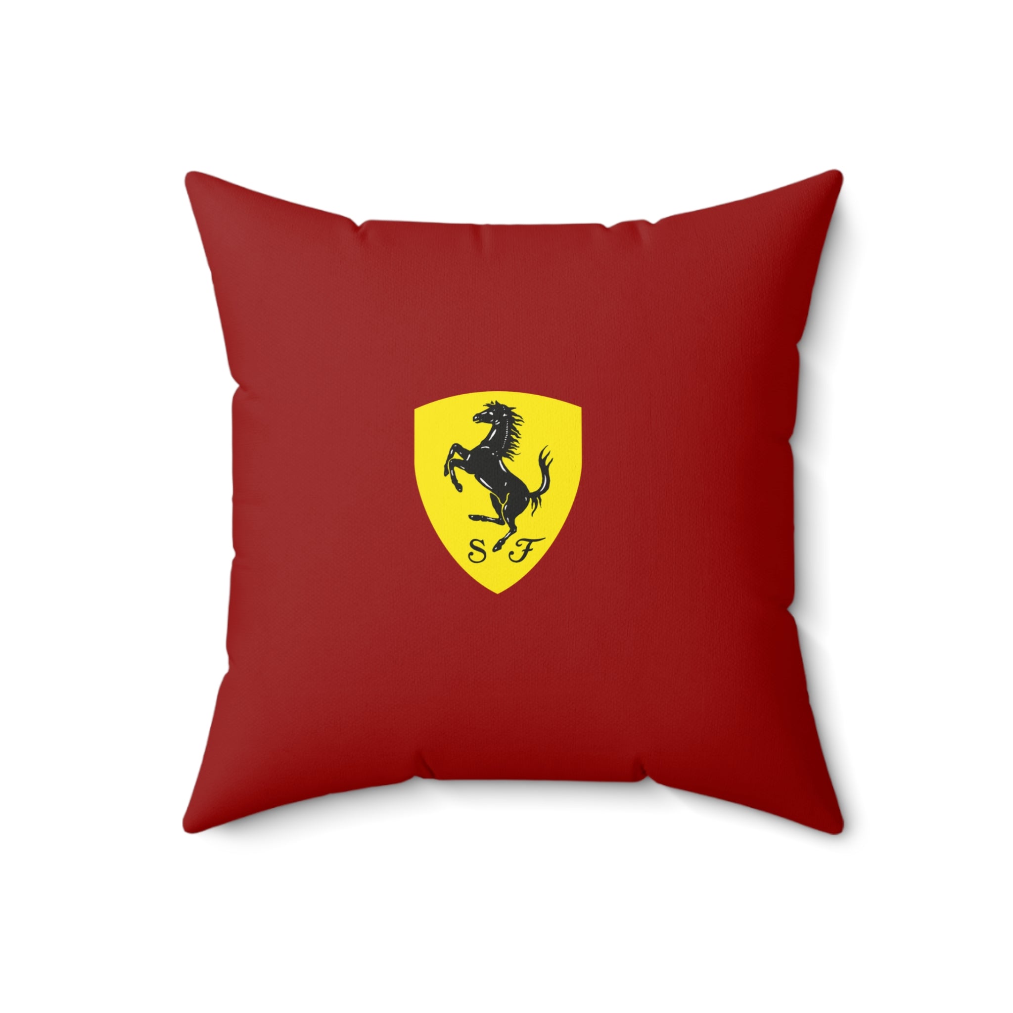 Rosso Racing Grand Prix-Inspired Pillow | Motorsport Home Decor | Spun Polyester Square Pillow