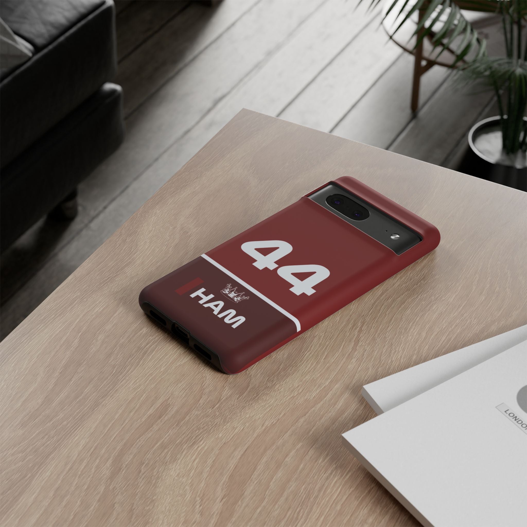 The Silver Champion Tough Phone Case | Rosso Formula Racing Armor for iPhone, Samsung & Pixel Cover