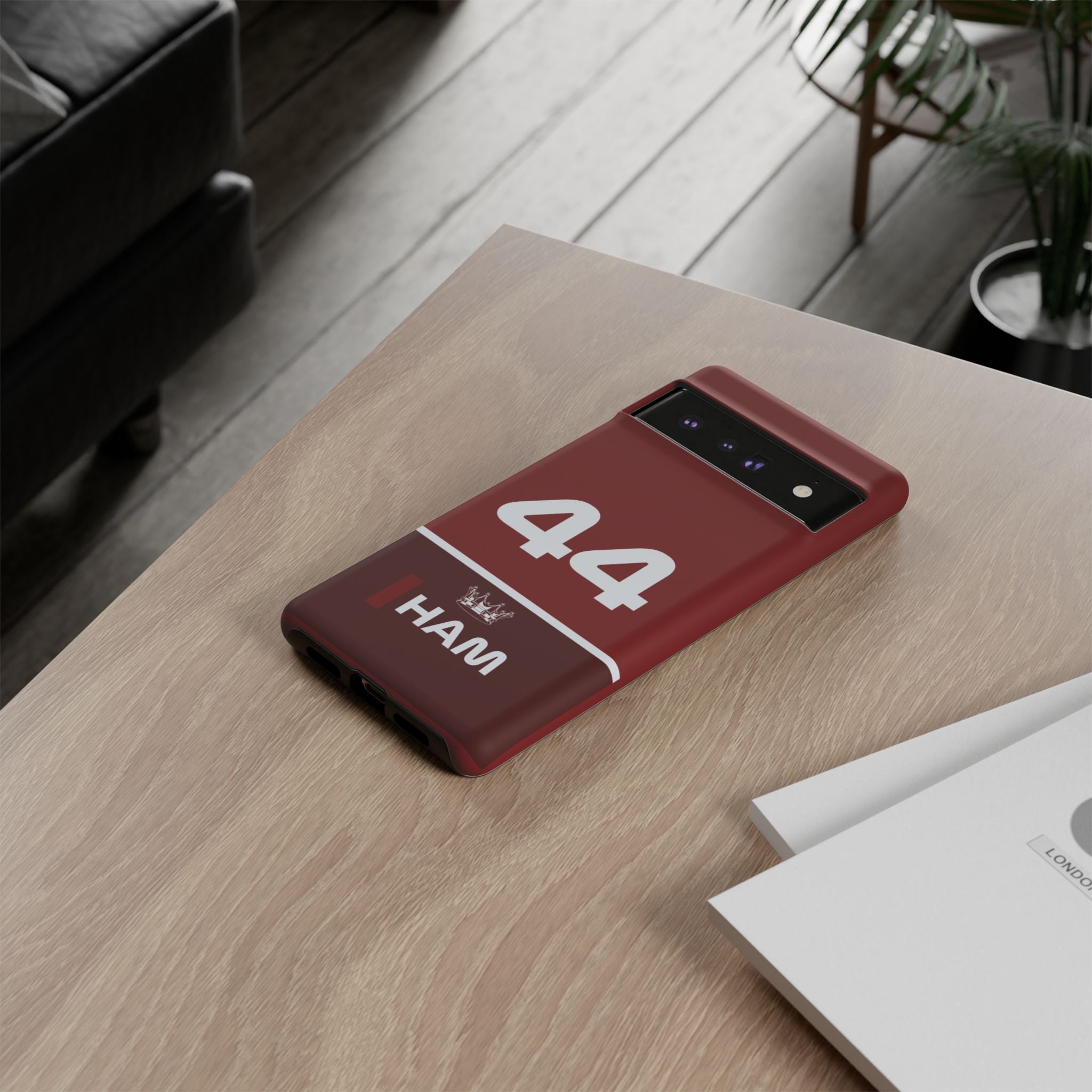 The Silver Champion Tough Phone Case | Rosso Formula Racing Armor for iPhone, Samsung & Pixel Cover