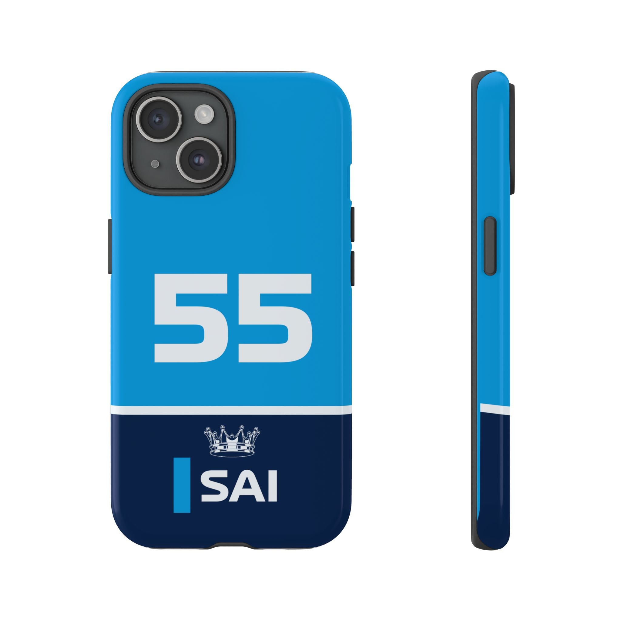 Smooth Spaniard Speed Tough Phone Case | Azure Formula Racing Armor for iPhone, Samsung & Pixel