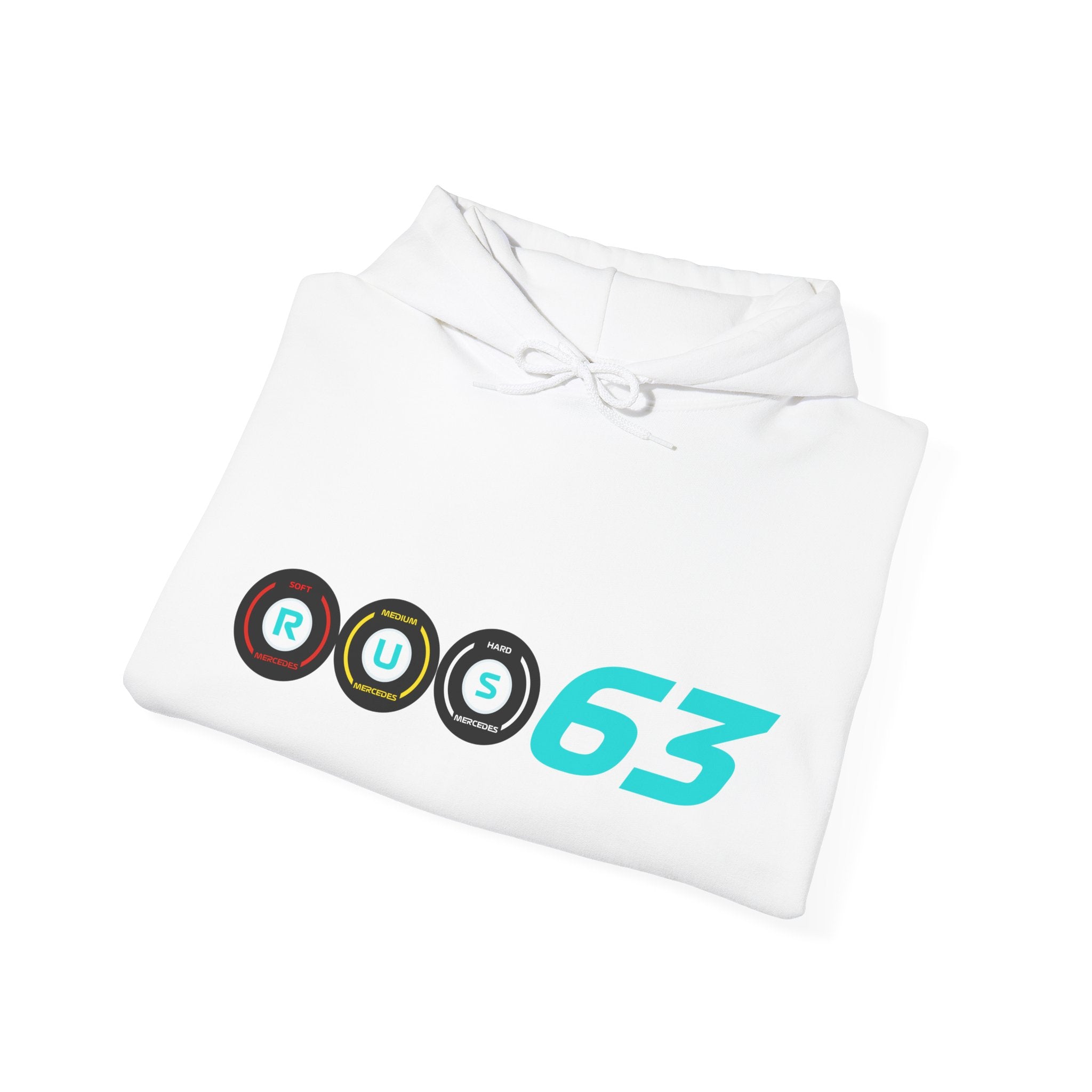 Silver and black racing-inspired fleece hoodie with a Grand Prix aesthetic. Perfect for motorsport fans and racing enthusiasts.