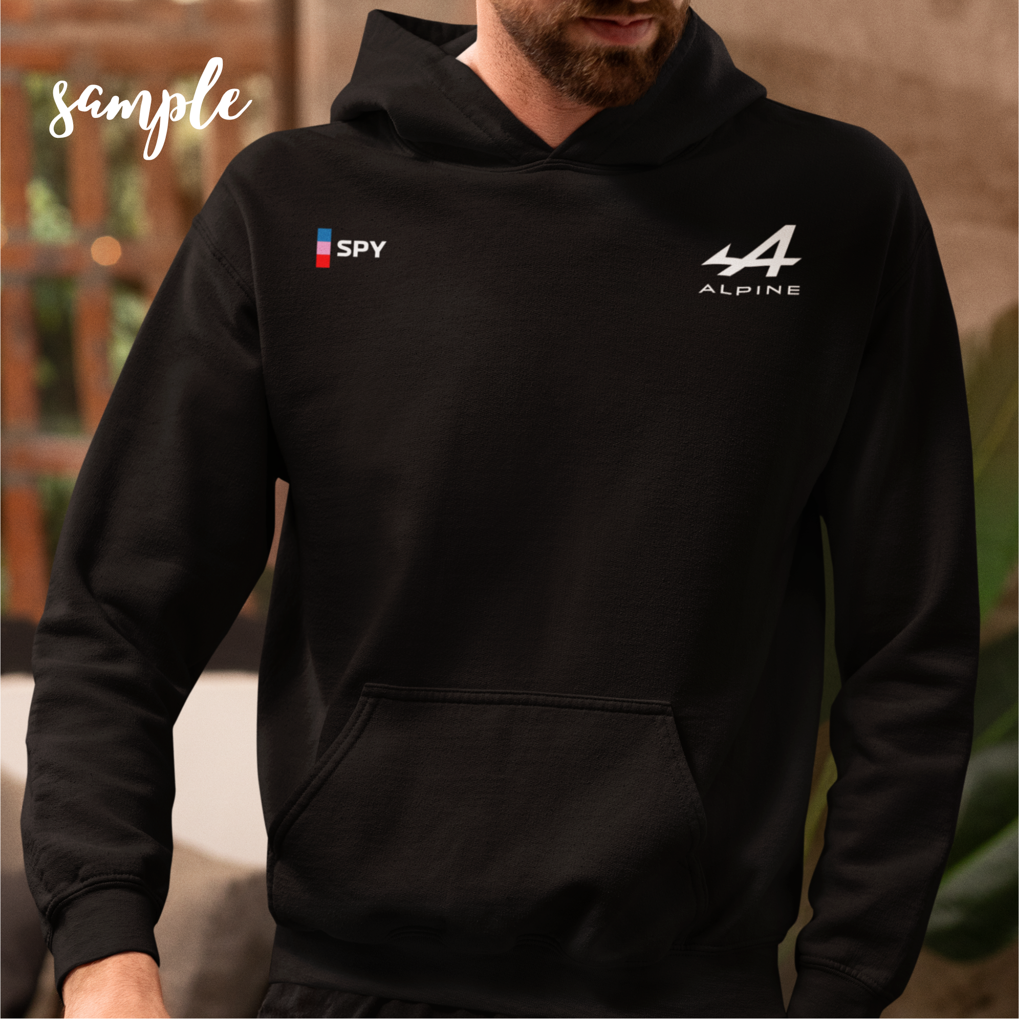 Alpine Blaze Formula Racing Hoodie | Custom Initials Formula Racing Pullover Unisex Hoodie