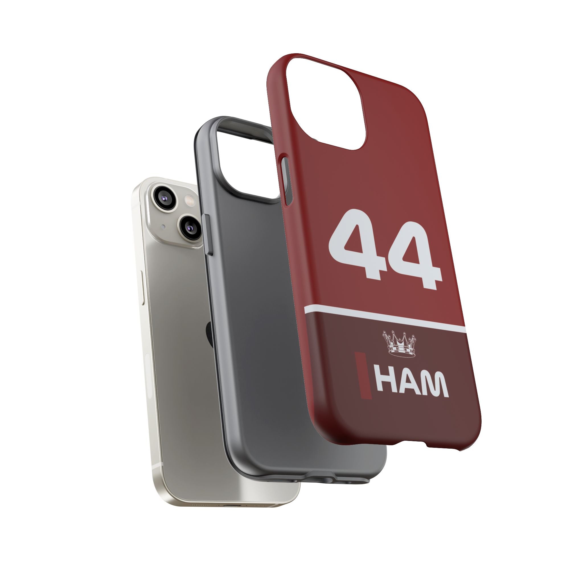 The Silver Champion Tough Phone Case | Rosso Formula Racing Armor for iPhone, Samsung & Pixel Cover